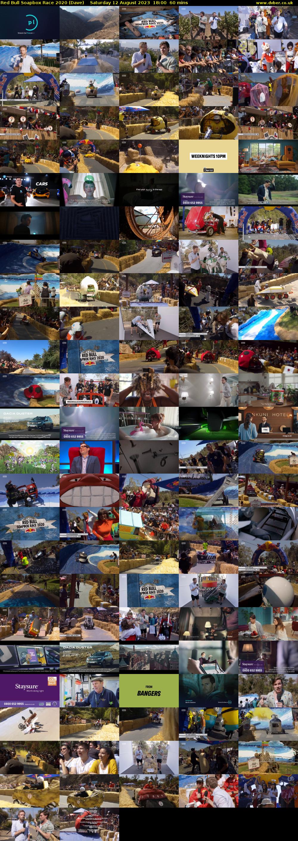 Red Bull Soapbox Race 2020 (Dave) Saturday 12 August 2023 18:00 - 19:00