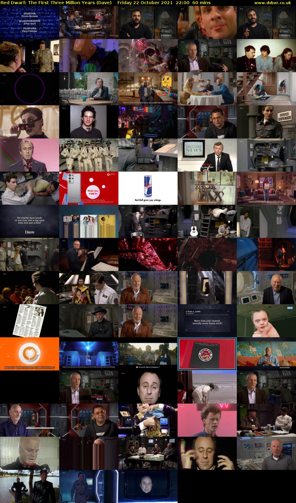 Red Dwarf: The First Three Million Years (Dave) Friday 22 October 2021 22:00 - 23:00