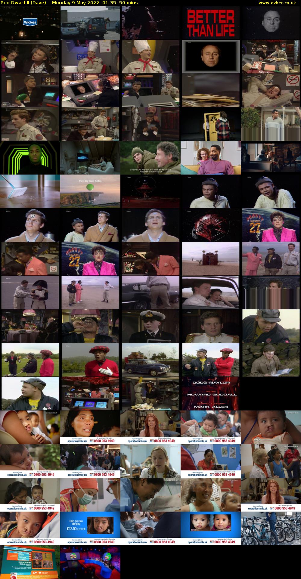 Red Dwarf II (Dave) Monday 9 May 2022 01:35 - 02:25