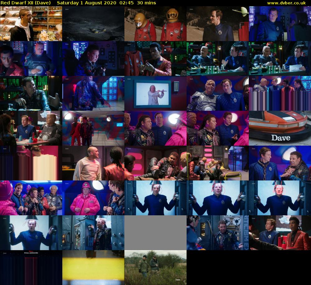 Red Dwarf XII (Dave) Saturday 1 August 2020 02:45 - 03:15