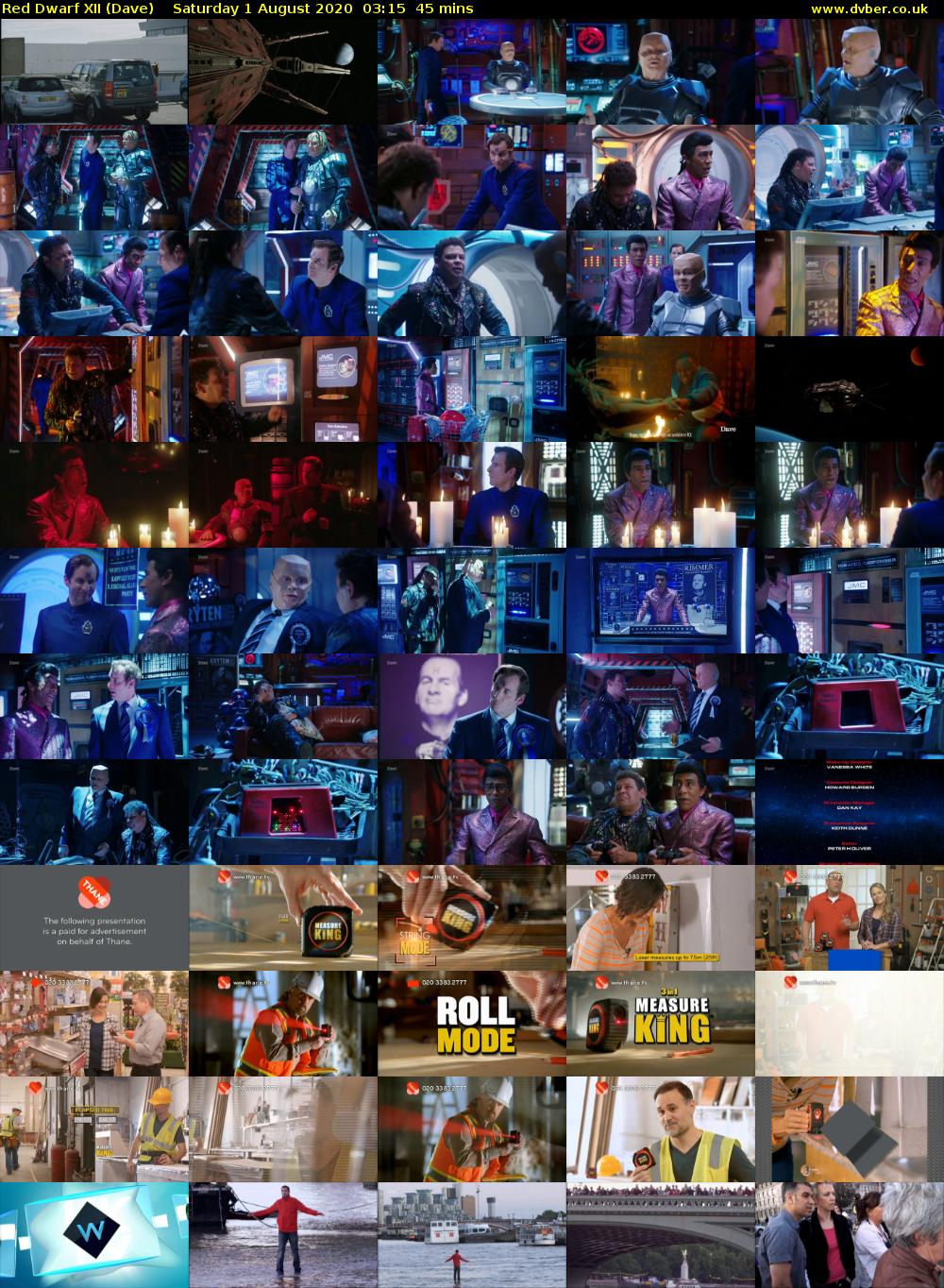 Red Dwarf XII (Dave) Saturday 1 August 2020 03:15 - 04:00