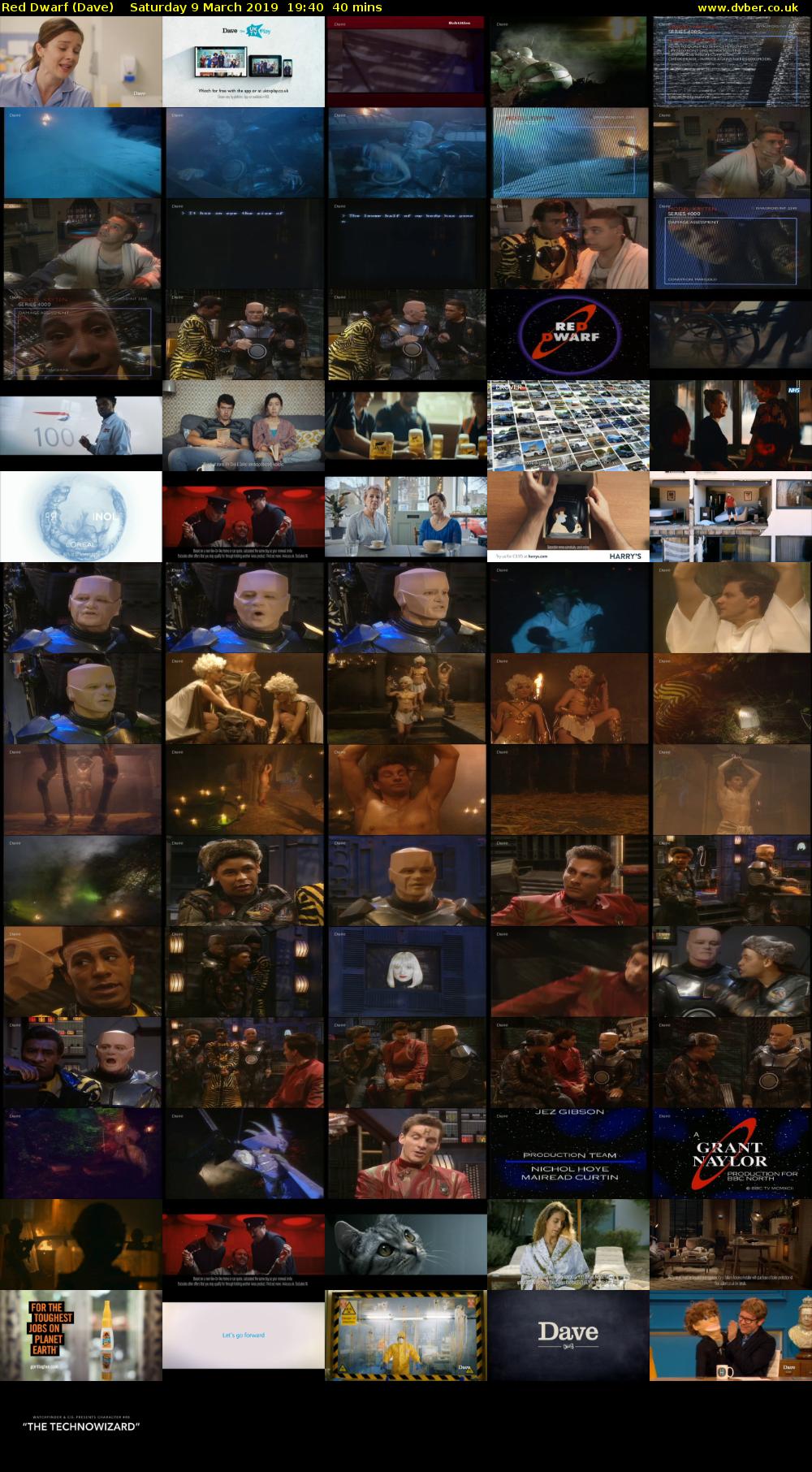 Red Dwarf (Dave) Saturday 9 March 2019 19:40 - 20:20