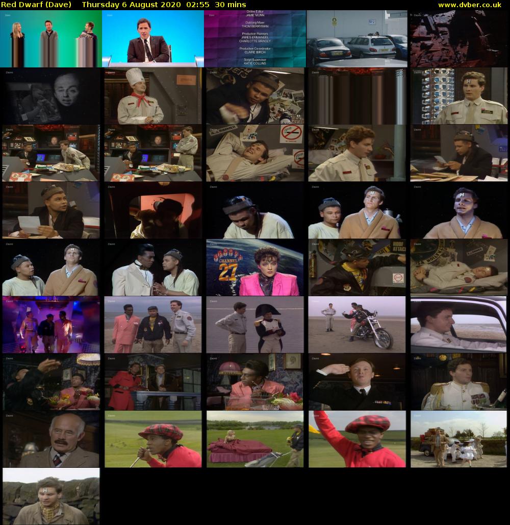 Red Dwarf (Dave) Thursday 6 August 2020 02:55 - 03:25