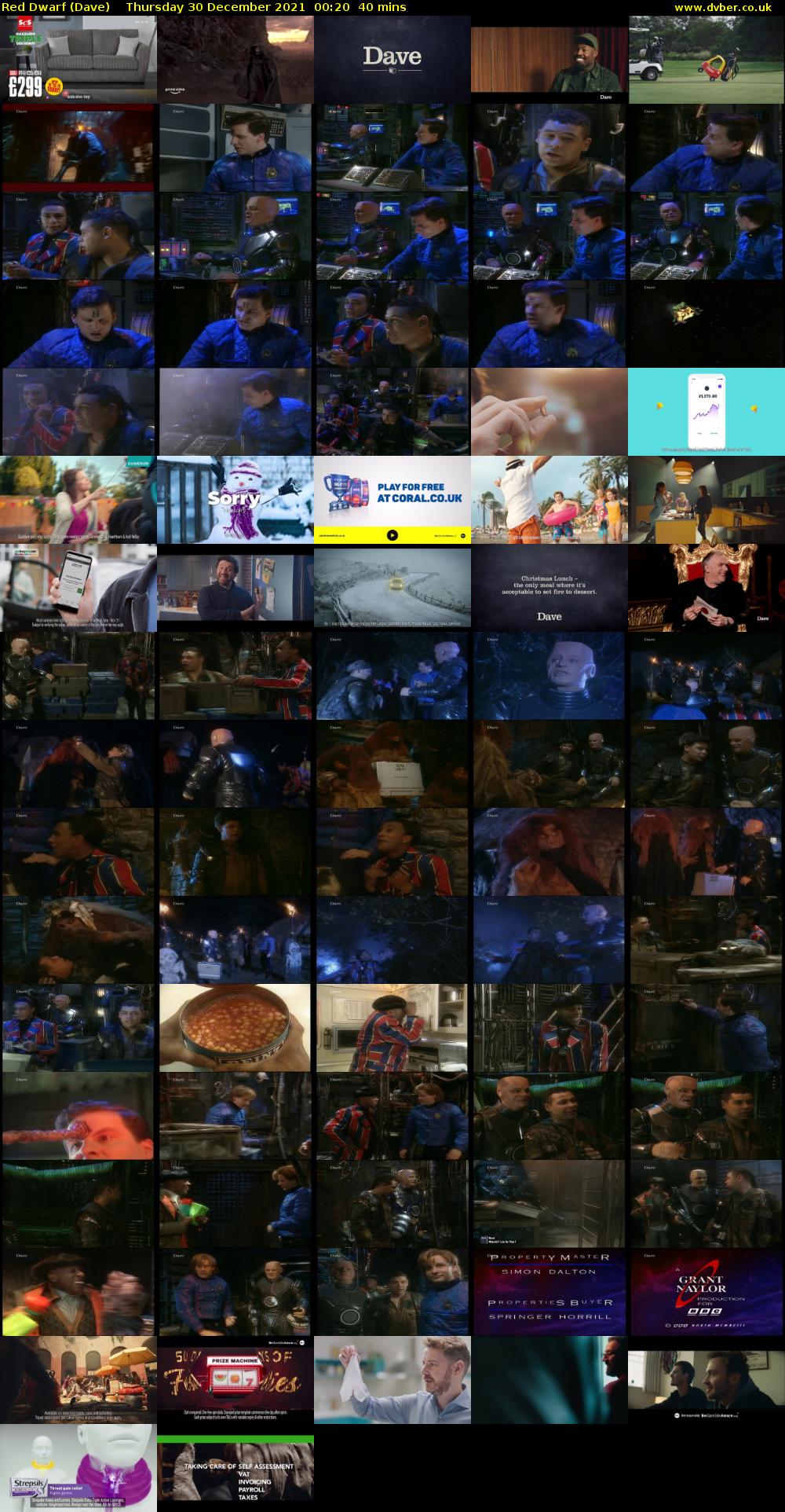 Red Dwarf (Dave) Thursday 30 December 2021 00:20 - 01:00