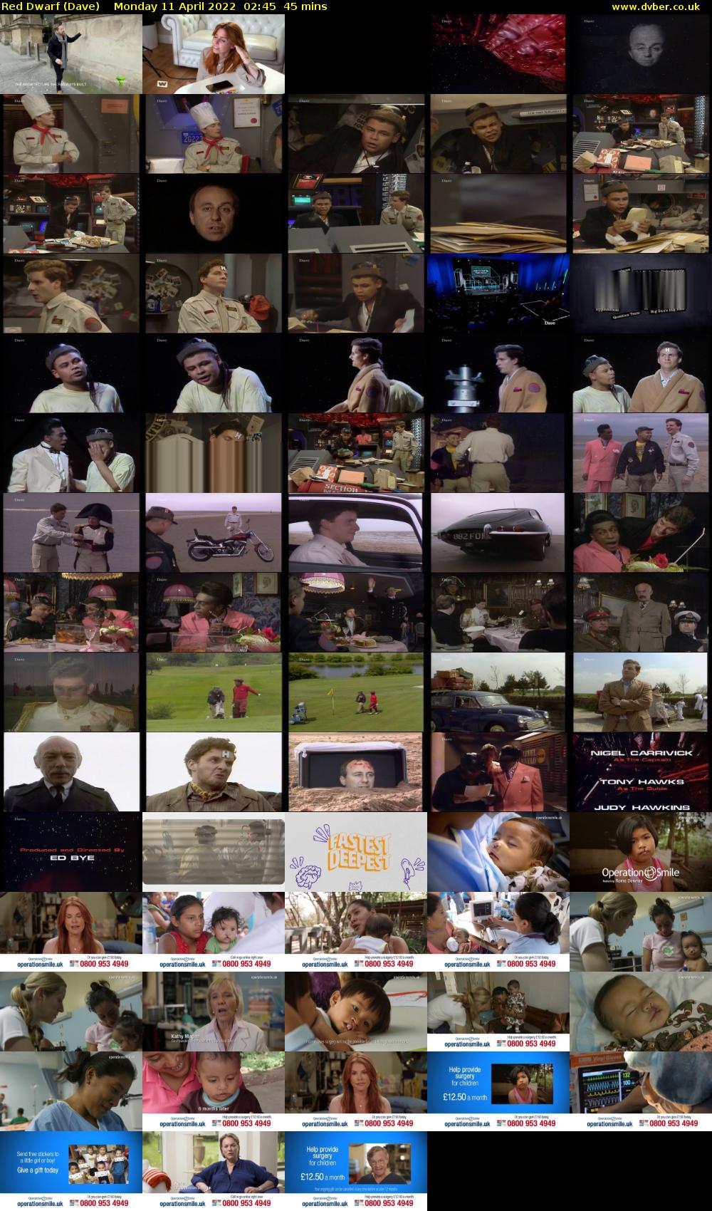 Red Dwarf (Dave) Monday 11 April 2022 02:45 - 03:30