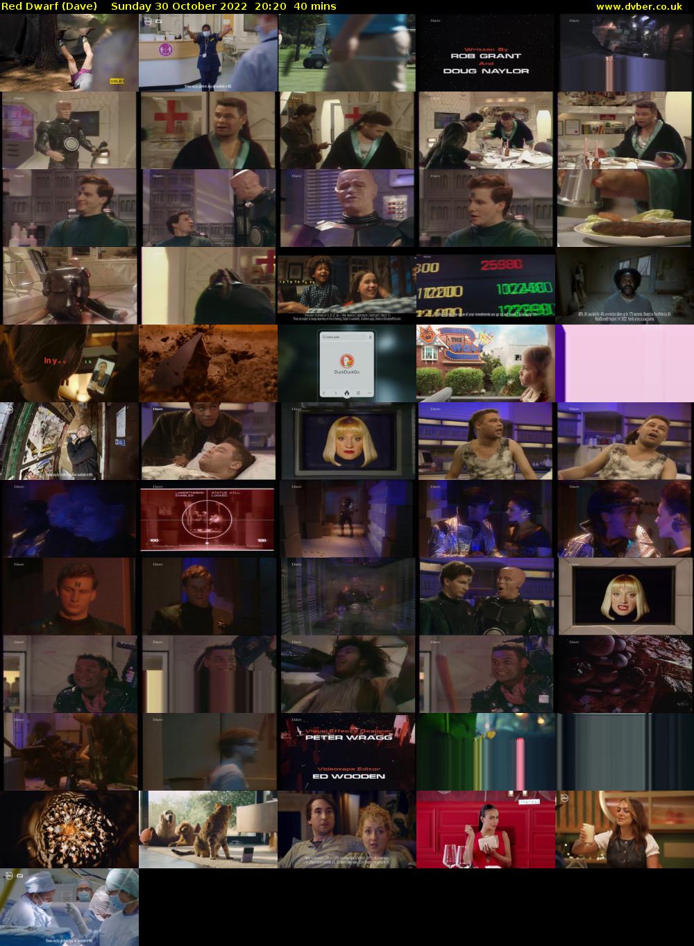 Red Dwarf (Dave) Sunday 30 October 2022 20:20 - 21:00