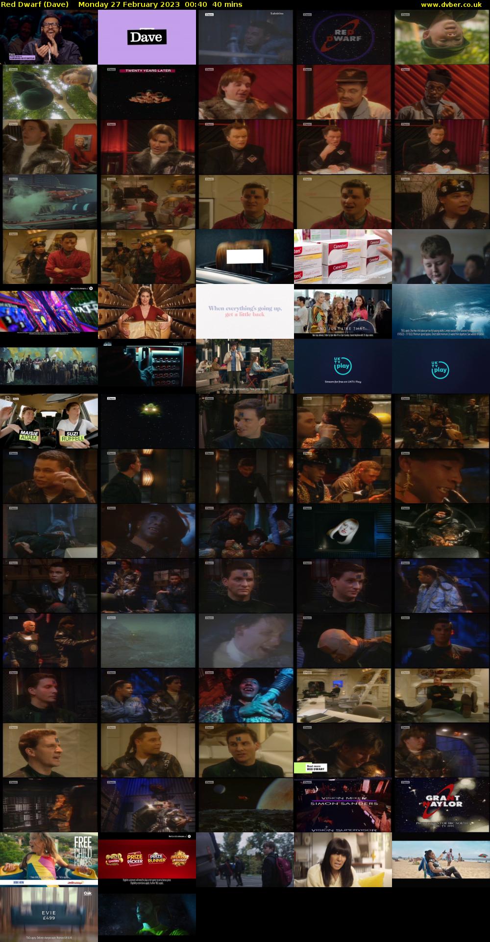 Red Dwarf (Dave) Monday 27 February 2023 00:40 - 01:20