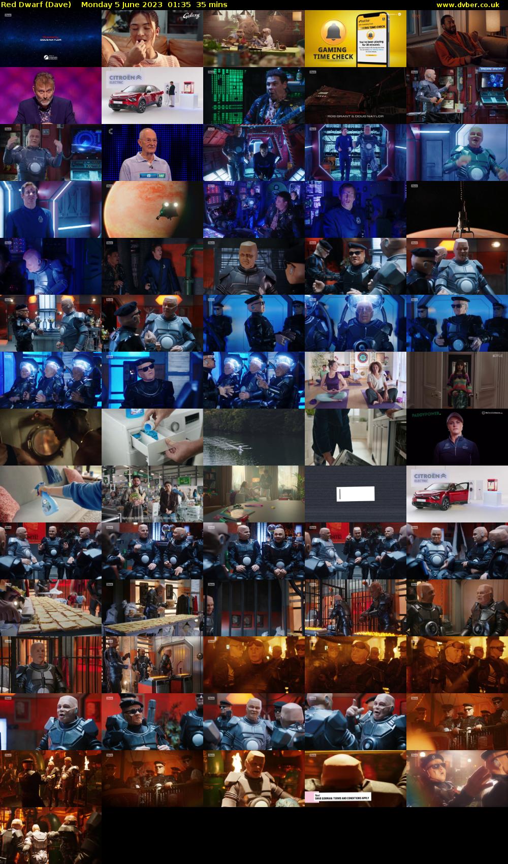Red Dwarf (Dave) Monday 5 June 2023 01:35 - 02:10