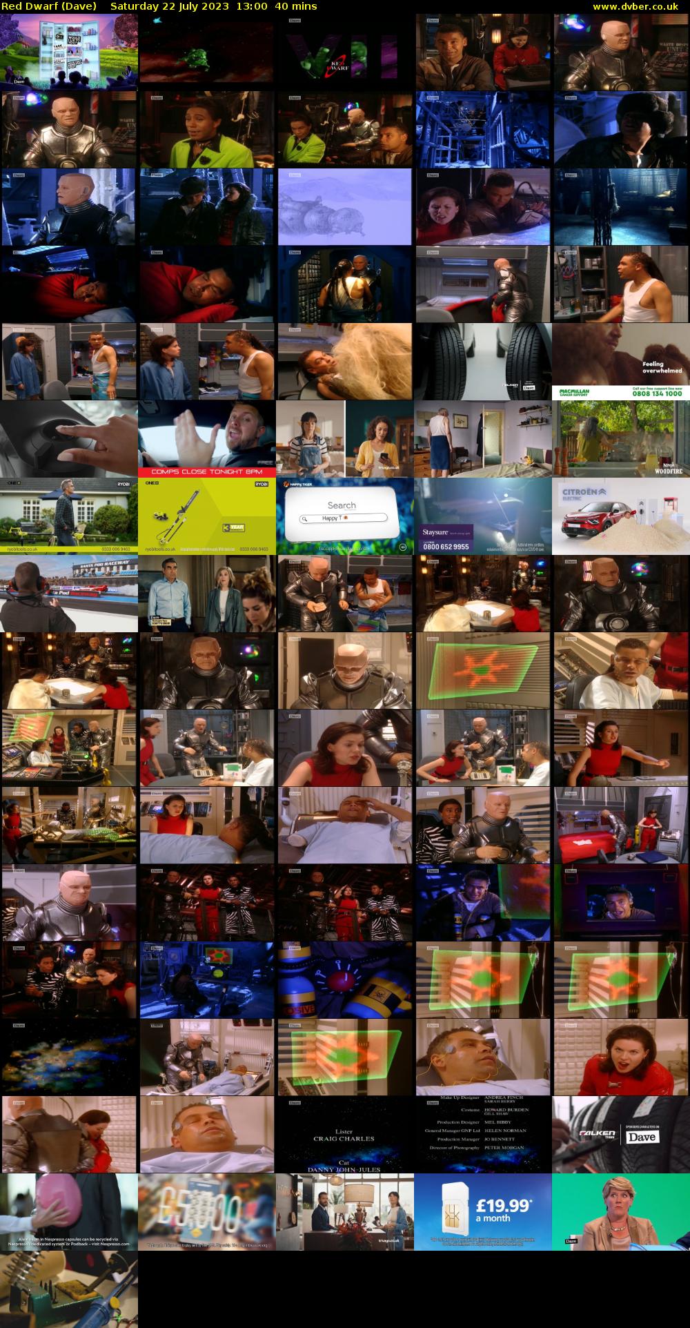 Red Dwarf (Dave) Saturday 22 July 2023 13:00 - 13:40