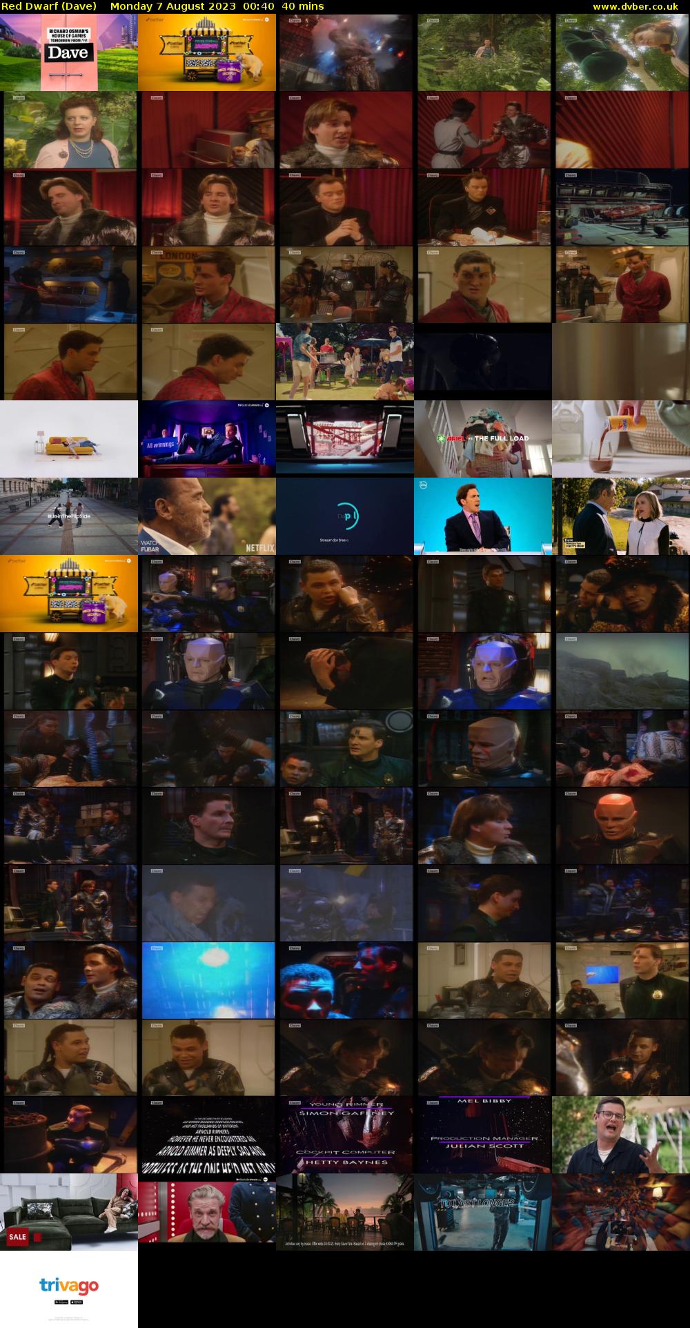 Red Dwarf (Dave) Monday 7 August 2023 00:40 - 01:20