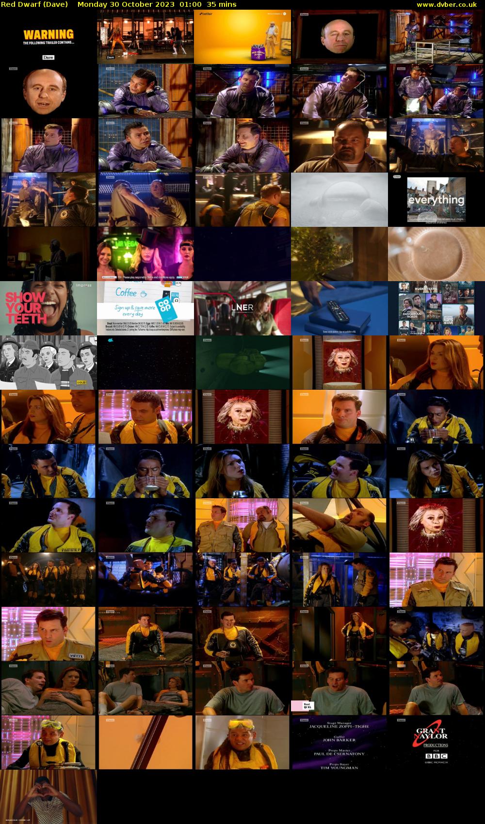 Red Dwarf (Dave) Monday 30 October 2023 01:00 - 01:35