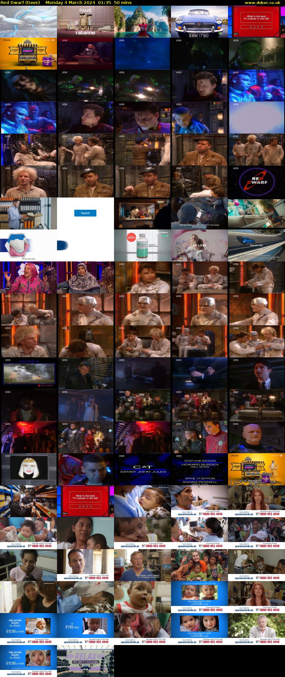 Red Dwarf (Dave) Monday 4 March 2024 01:35 - 02:25