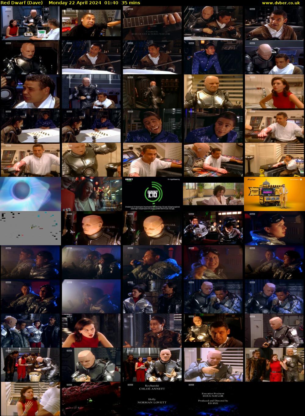 Red Dwarf (Dave) Monday 22 April 2024 01:40 - 02:15
