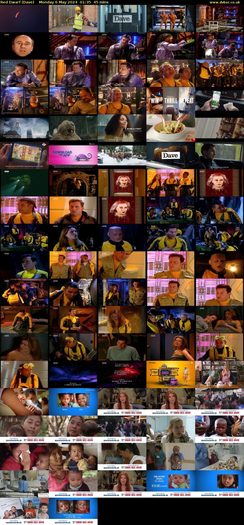 Red Dwarf (Dave) Monday 6 May 2024 01:35 - 02:20