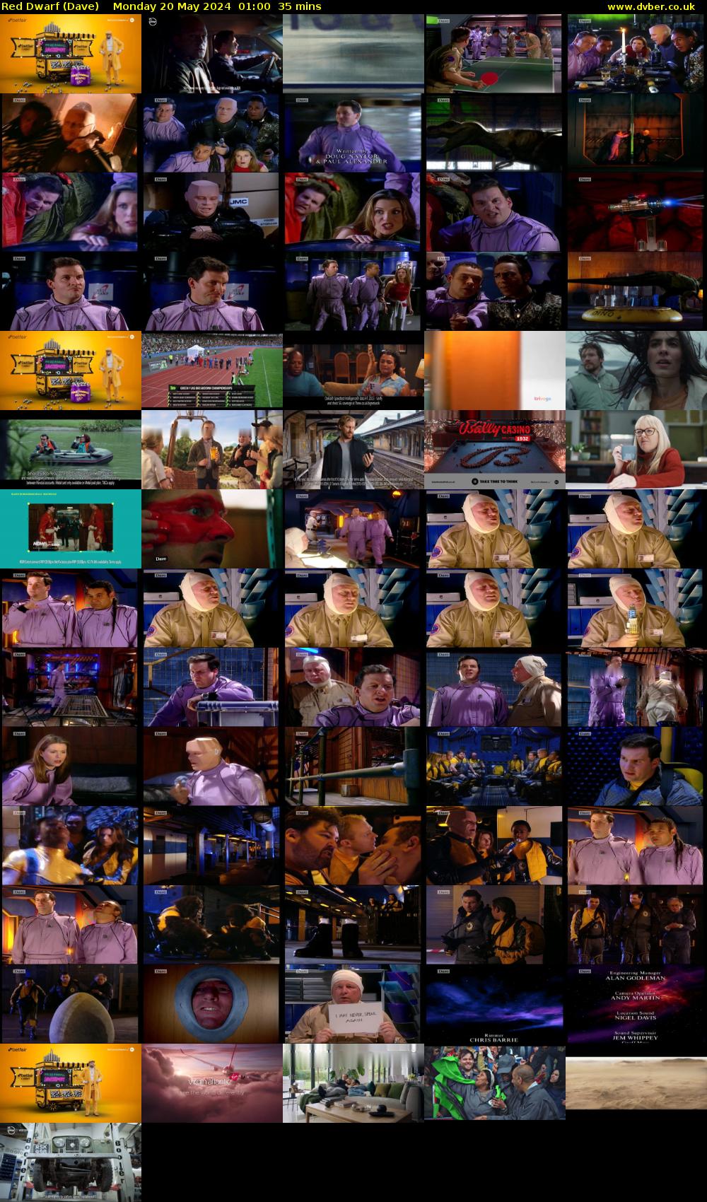 Red Dwarf (Dave) Monday 20 May 2024 01:00 - 01:35