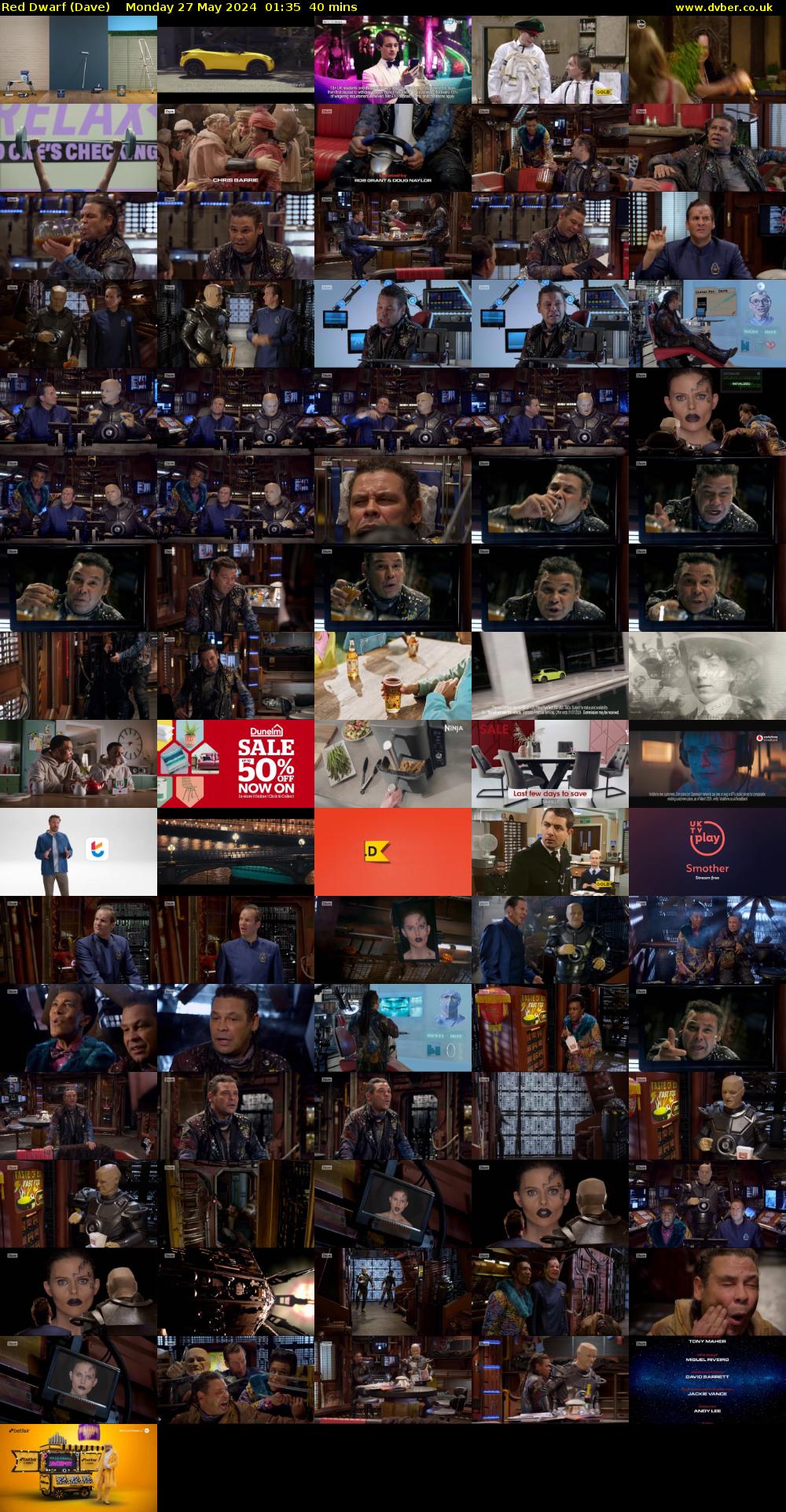 Red Dwarf (Dave) Monday 27 May 2024 01:35 - 02:15