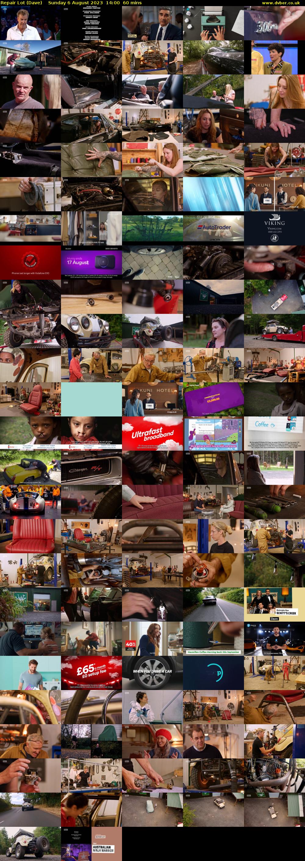 Repair Lot (Dave) Sunday 6 August 2023 14:00 - 15:00