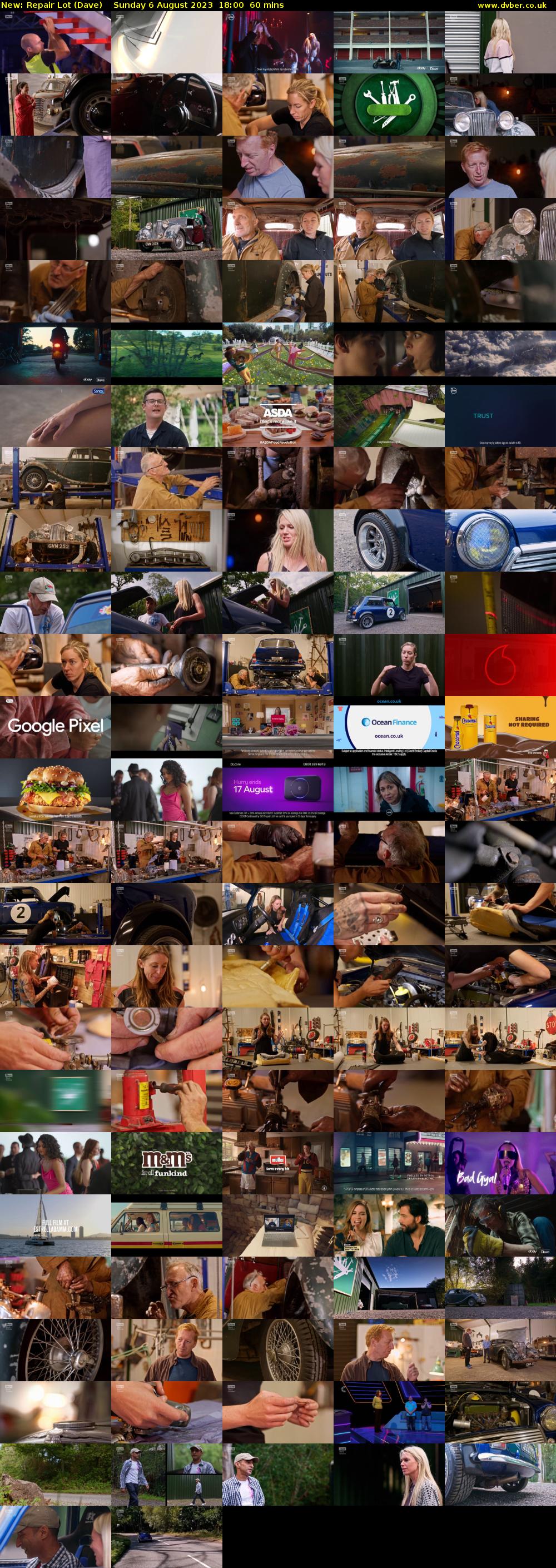 Repair Lot (Dave) Sunday 6 August 2023 18:00 - 19:00