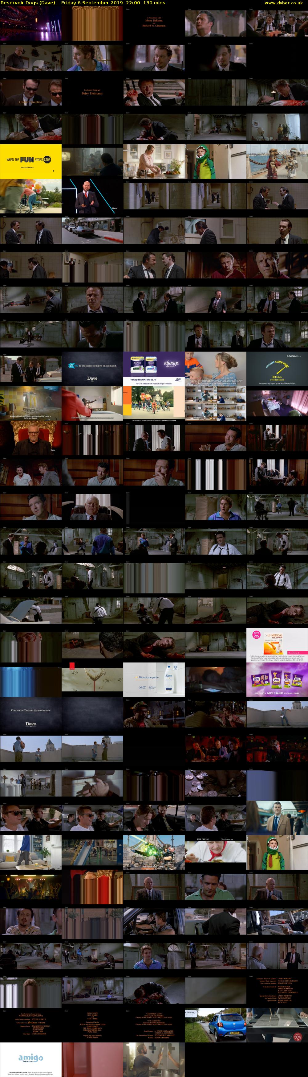 Reservoir Dogs (Dave) Friday 6 September 2019 22:00 - 00:10