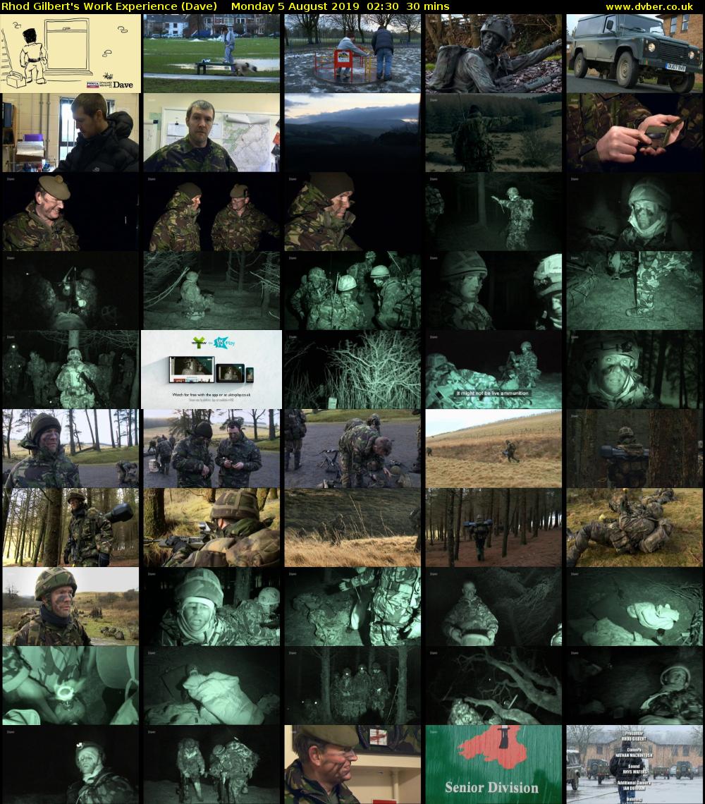 Rhod Gilbert's Work Experience (Dave) Monday 5 August 2019 02:30 - 03:00