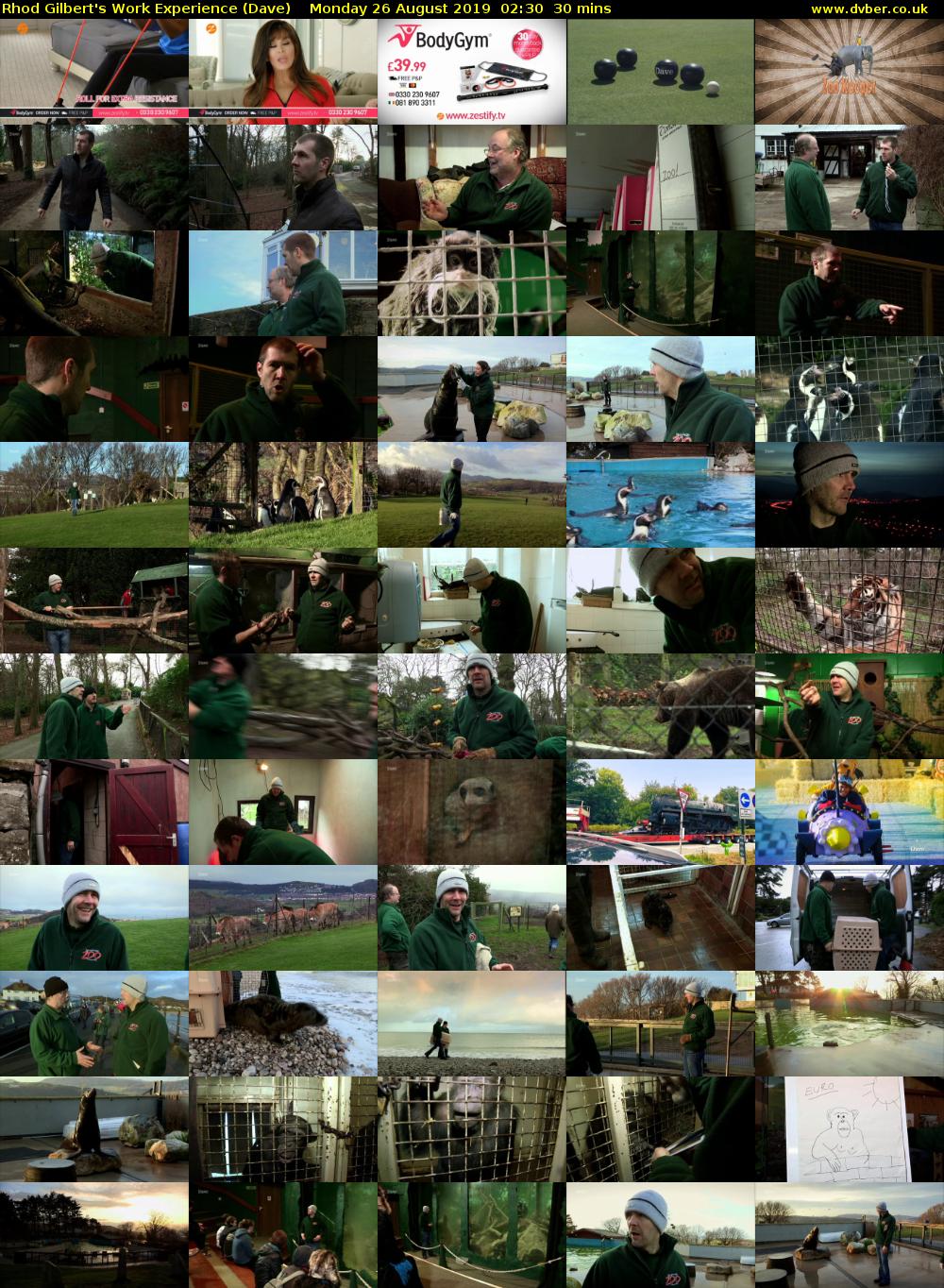 Rhod Gilbert's Work Experience (Dave) Monday 26 August 2019 02:30 - 03:00