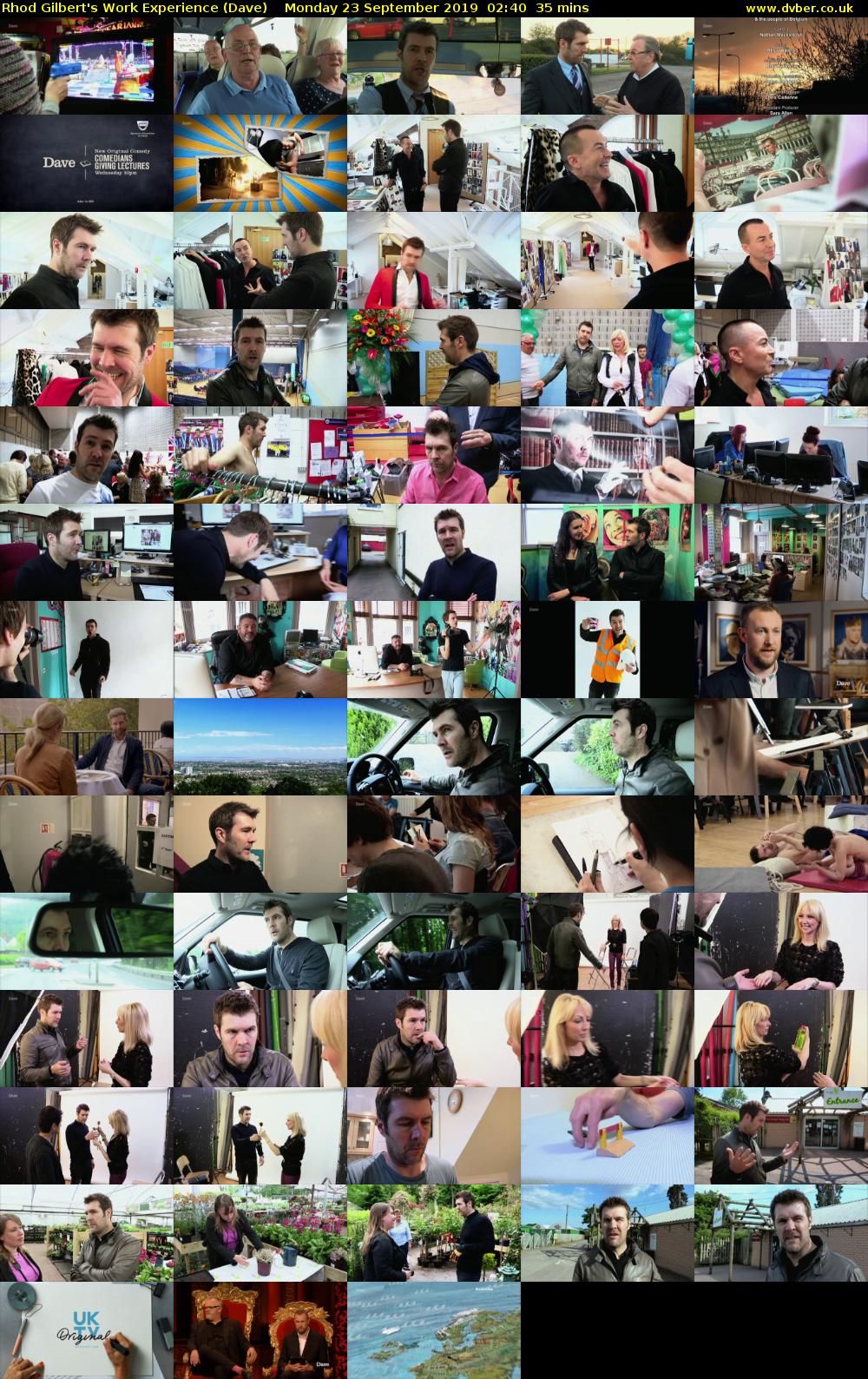 Rhod Gilbert's Work Experience (Dave) Monday 23 September 2019 02:40 - 03:15