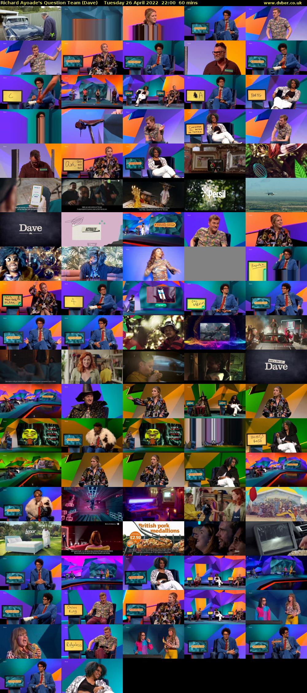 Richard Ayoade's Question Team (Dave) Tuesday 26 April 2022 22:00 - 23:00