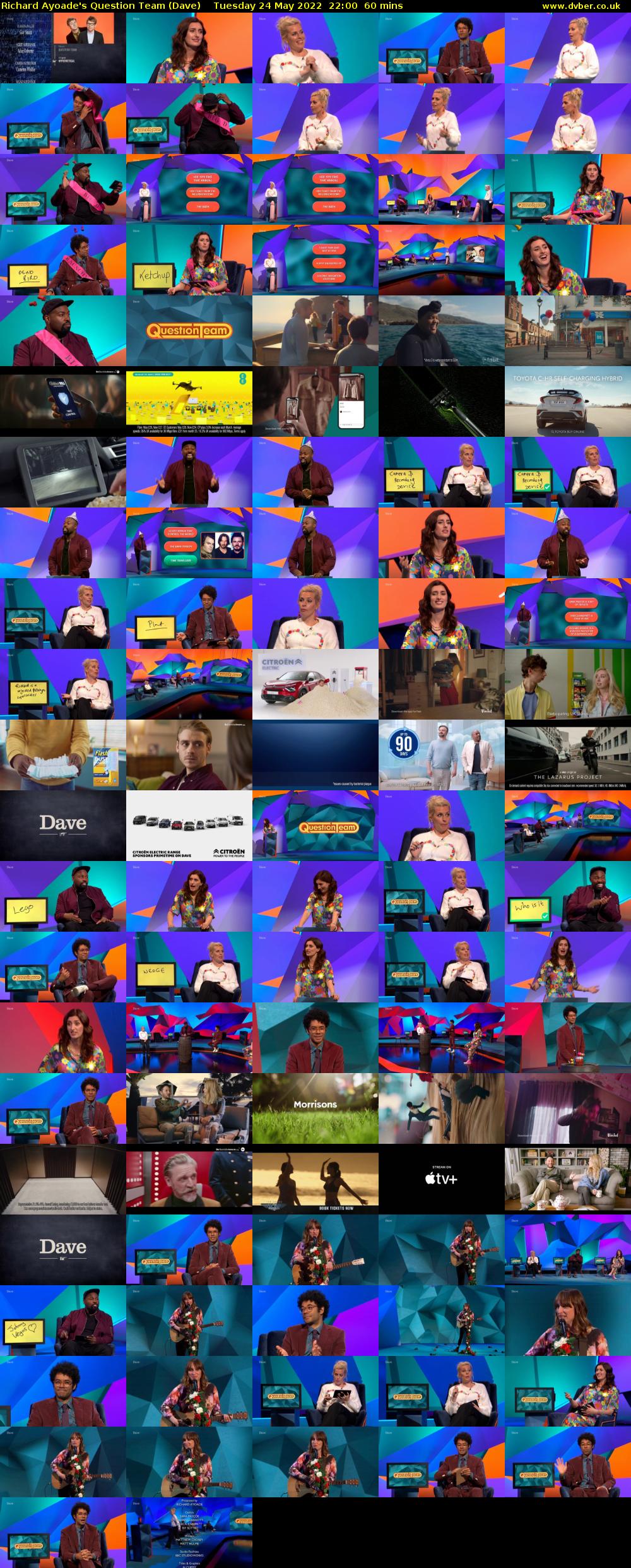 Richard Ayoade's Question Team (Dave) Tuesday 24 May 2022 22:00 - 23:00