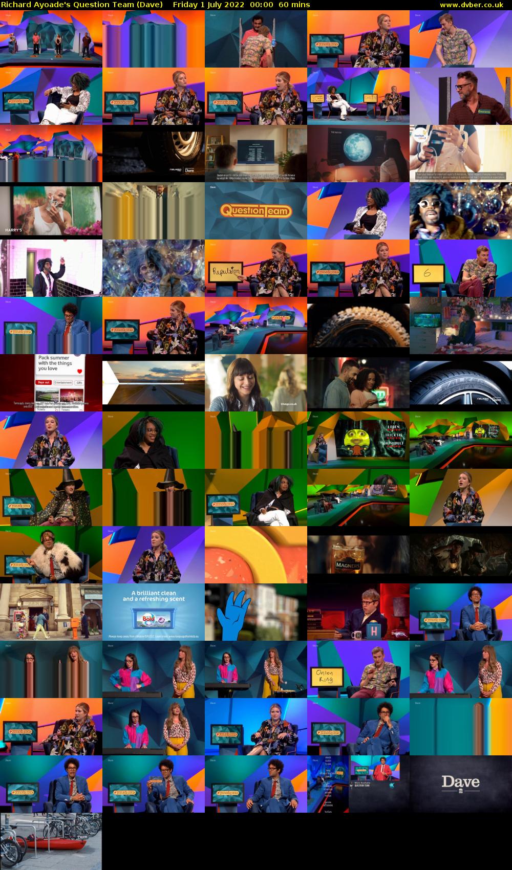 Richard Ayoade's Question Team (Dave) Friday 1 July 2022 00:00 - 01:00