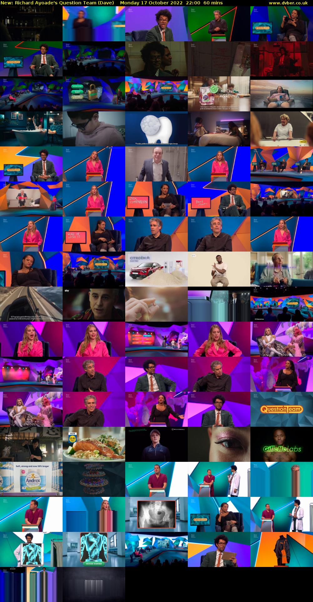 Richard Ayoade's Question Team (Dave) Monday 17 October 2022 22:00 - 23:00