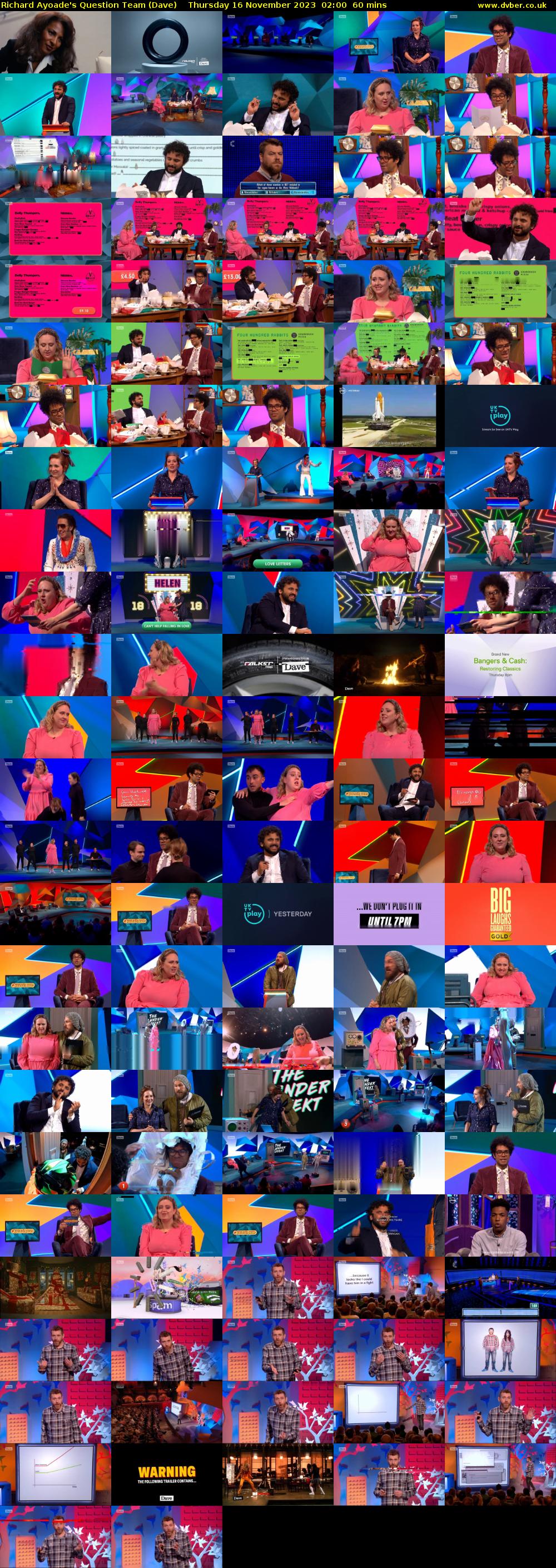 Richard Ayoade's Question Team (Dave) Thursday 16 November 2023 02:00 - 03:00