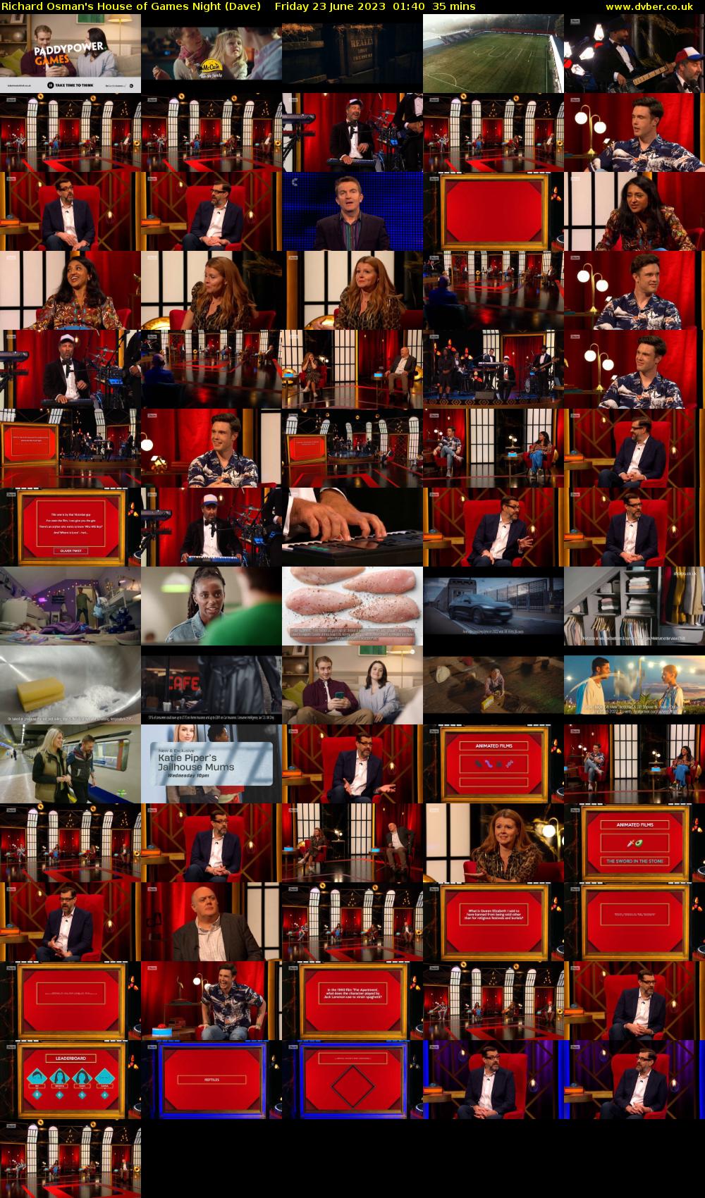 Richard Osman's House of Games Night (Dave) Friday 23 June 2023 01:40 - 02:15
