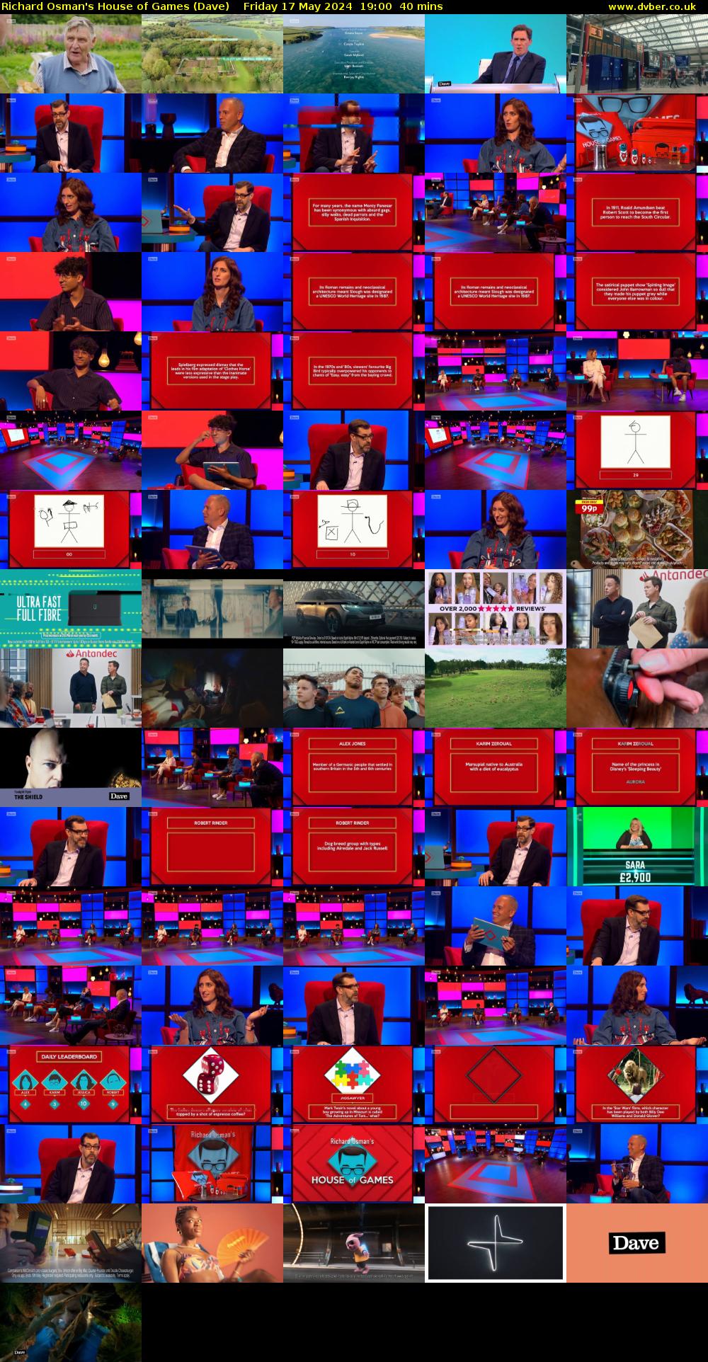 Richard Osman's House of Games (Dave) Friday 17 May 2024 19:00 - 19:40