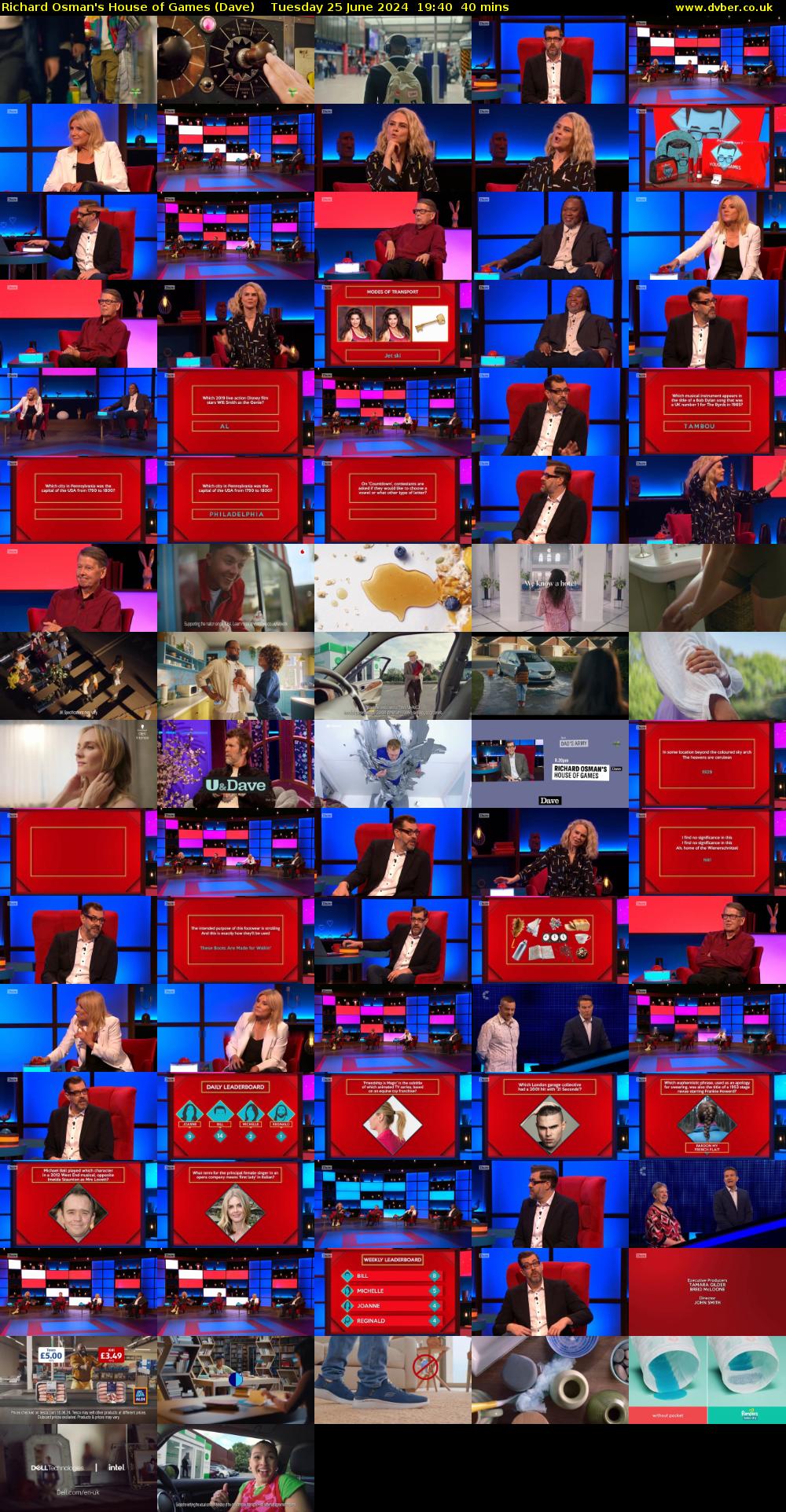 Richard Osman's House of Games (Dave) Tuesday 25 June 2024 19:40 - 20:20