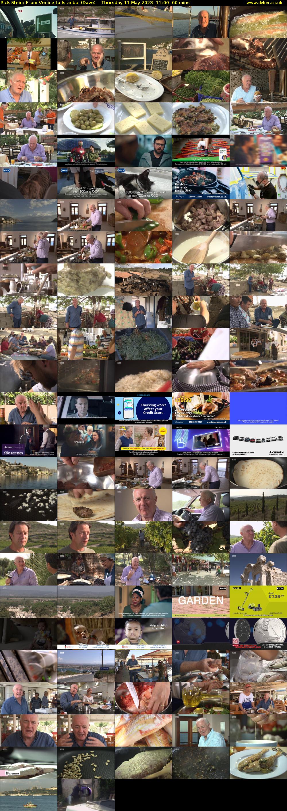 Rick Stein: From Venice to Istanbul (Dave) Thursday 11 May 2023 11:00 - 12:00