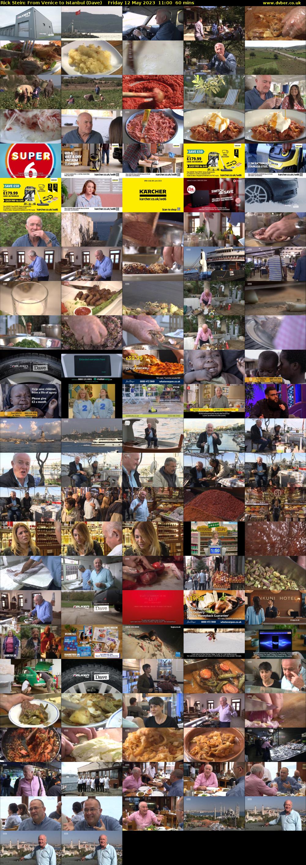 Rick Stein: From Venice to Istanbul (Dave) Friday 12 May 2023 11:00 - 12:00