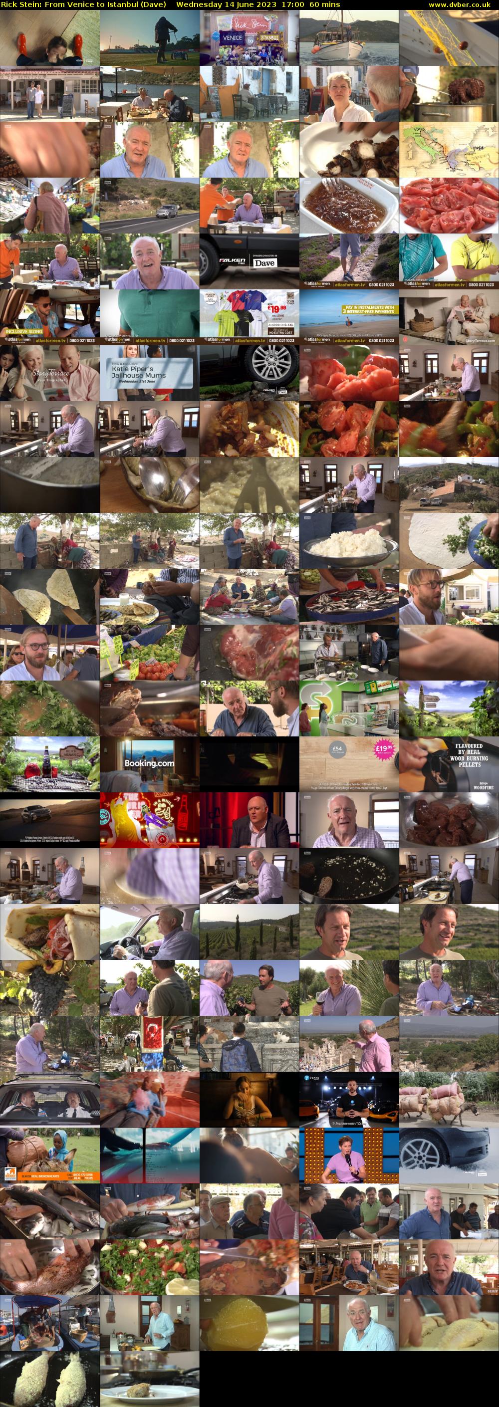 Rick Stein: From Venice to Istanbul (Dave) Wednesday 14 June 2023 17:00 - 18:00