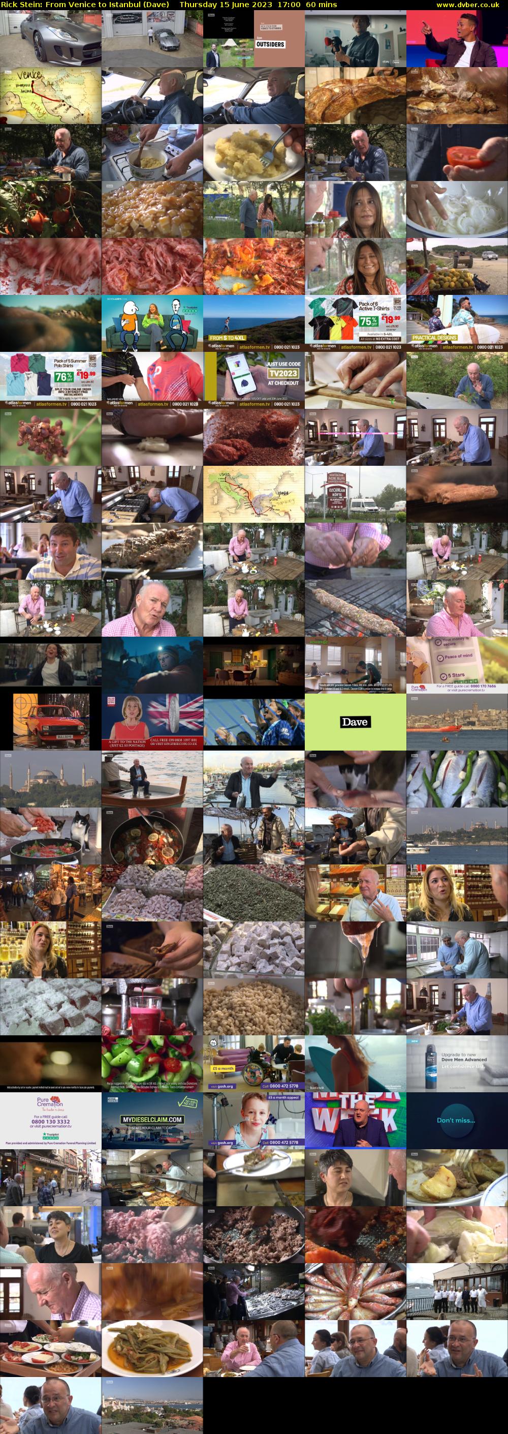 Rick Stein: From Venice to Istanbul (Dave) Thursday 15 June 2023 17:00 - 18:00