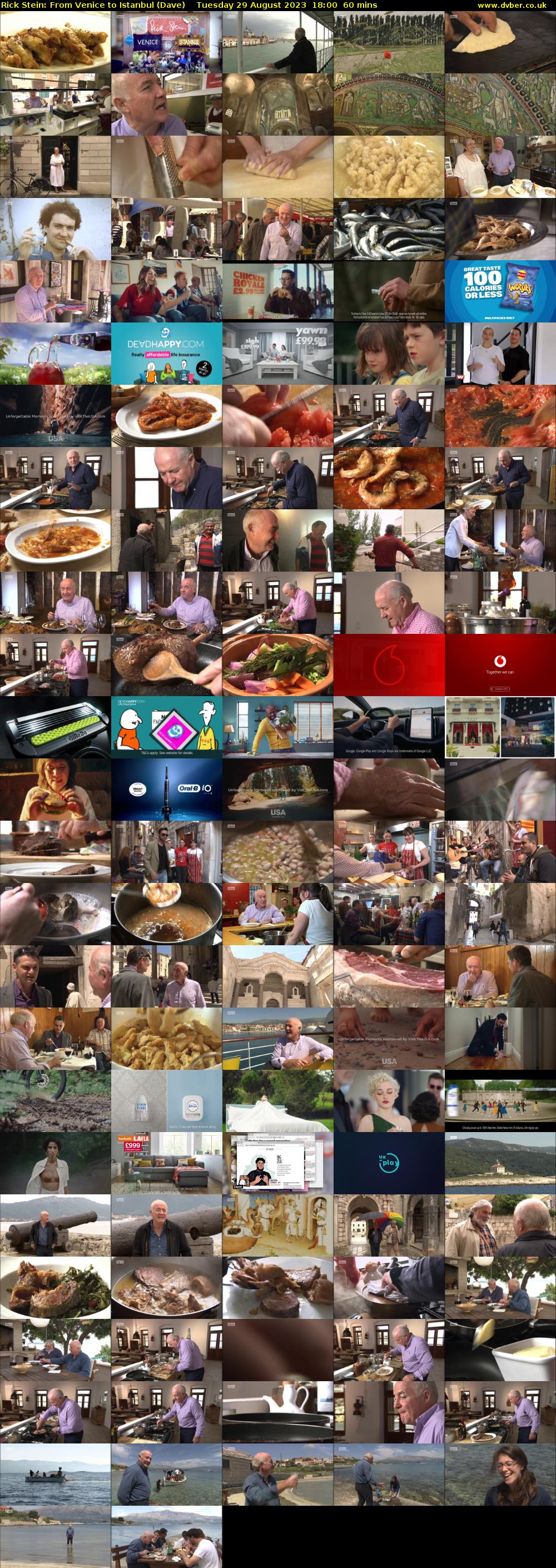 Rick Stein: From Venice to Istanbul (Dave) Tuesday 29 August 2023 18:00 - 19:00