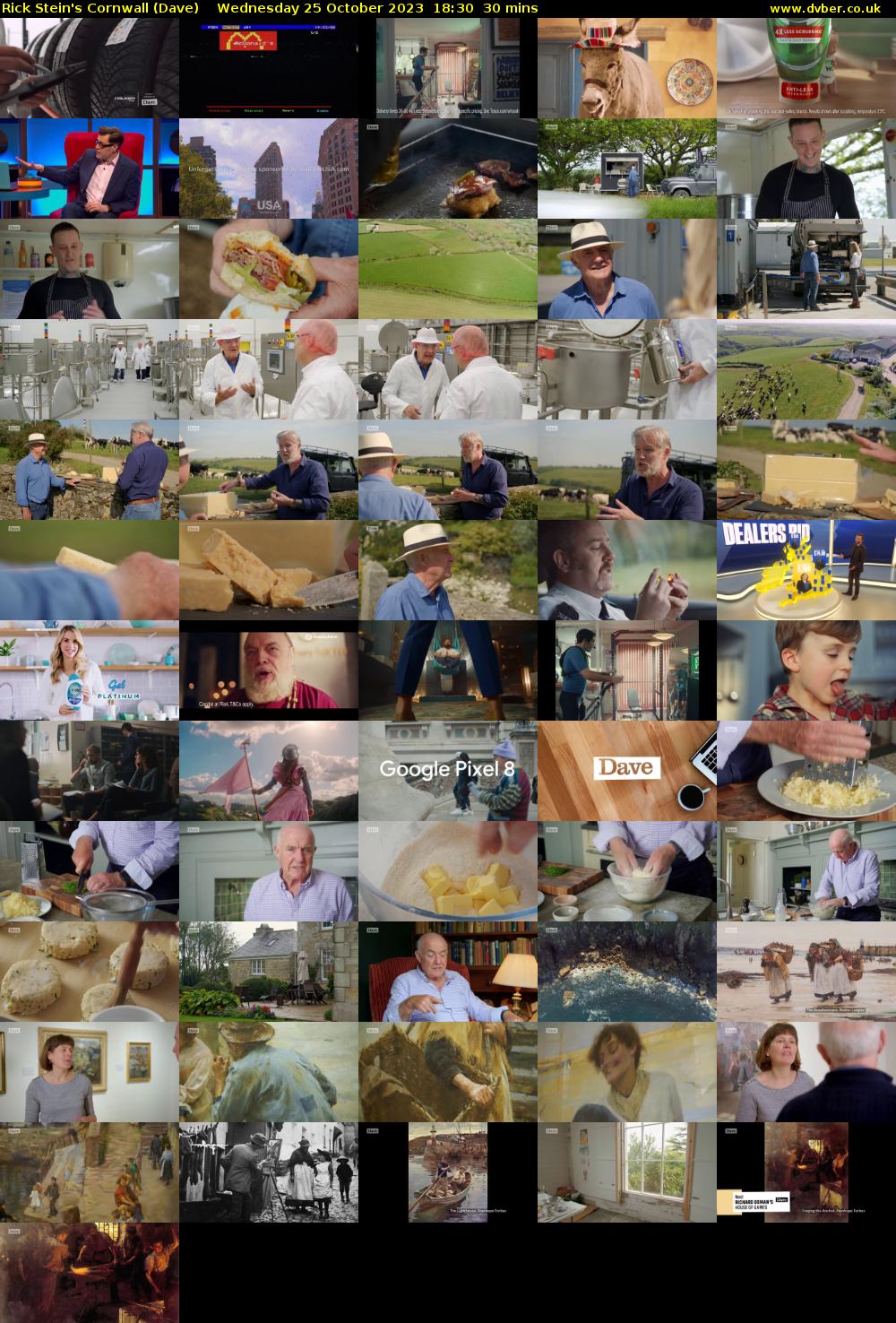 Rick Stein's Cornwall (Dave) Wednesday 25 October 2023 18:30 - 19:00