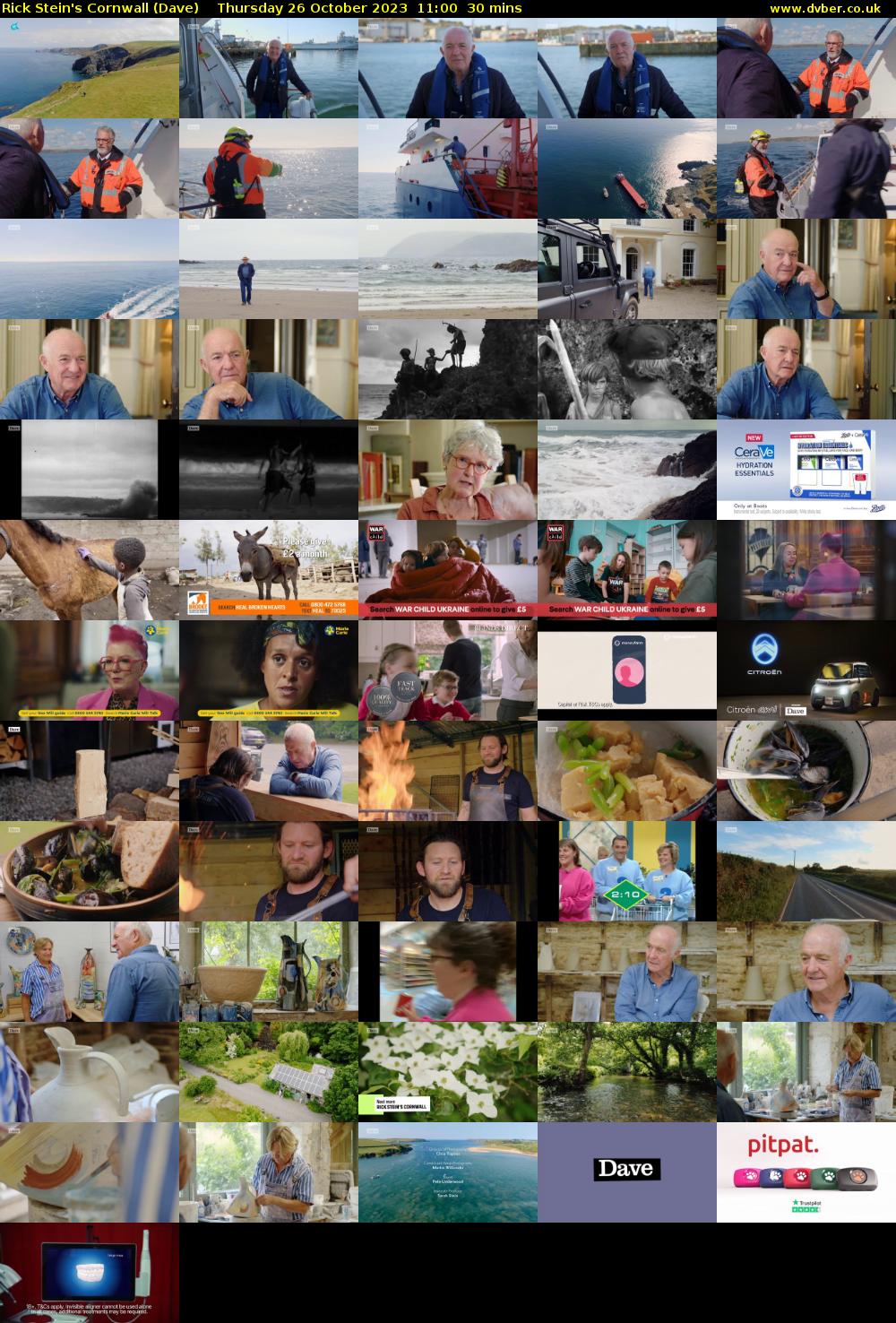 Rick Stein's Cornwall (Dave) Thursday 26 October 2023 11:00 - 11:30