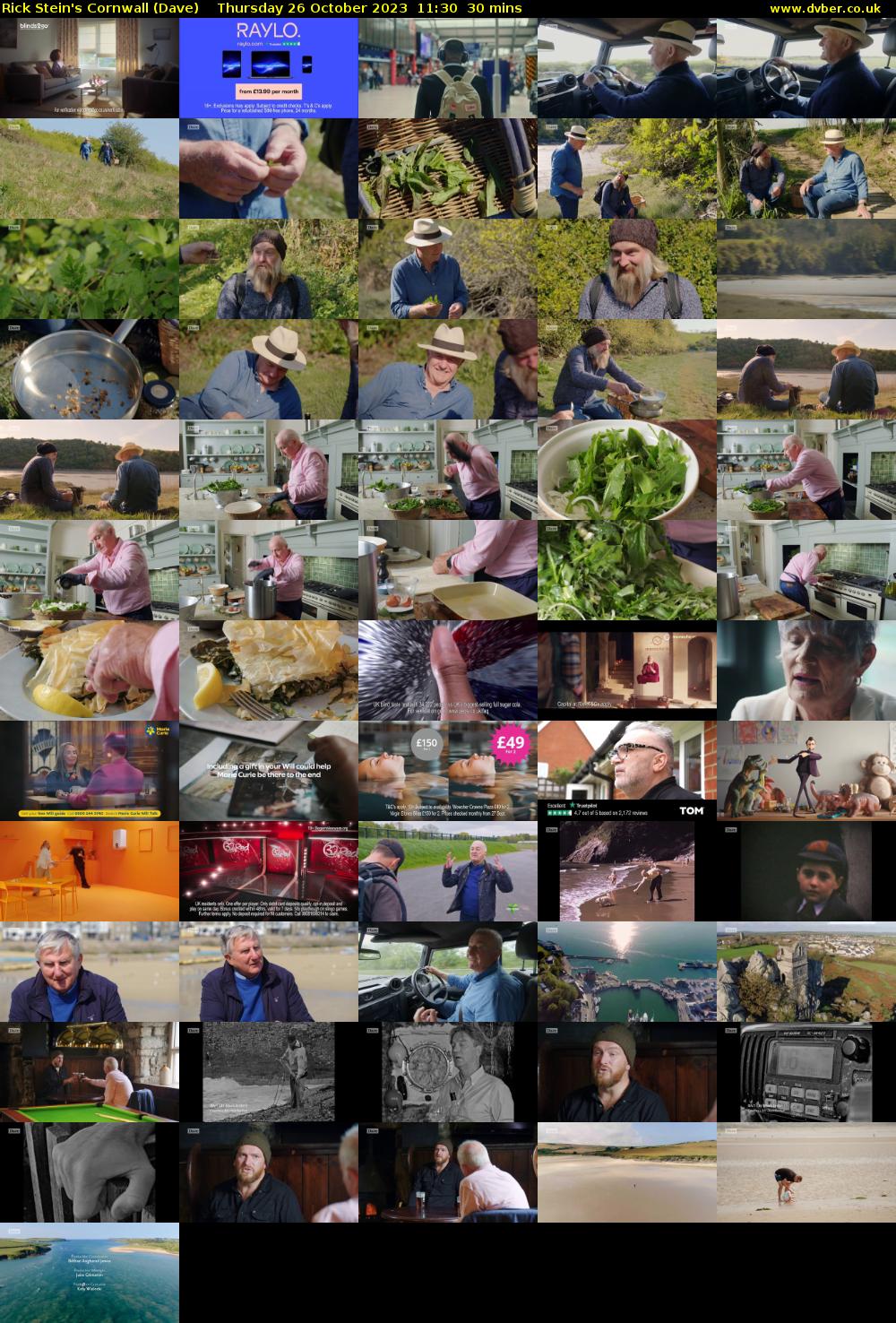 Rick Stein's Cornwall (Dave) Thursday 26 October 2023 11:30 - 12:00