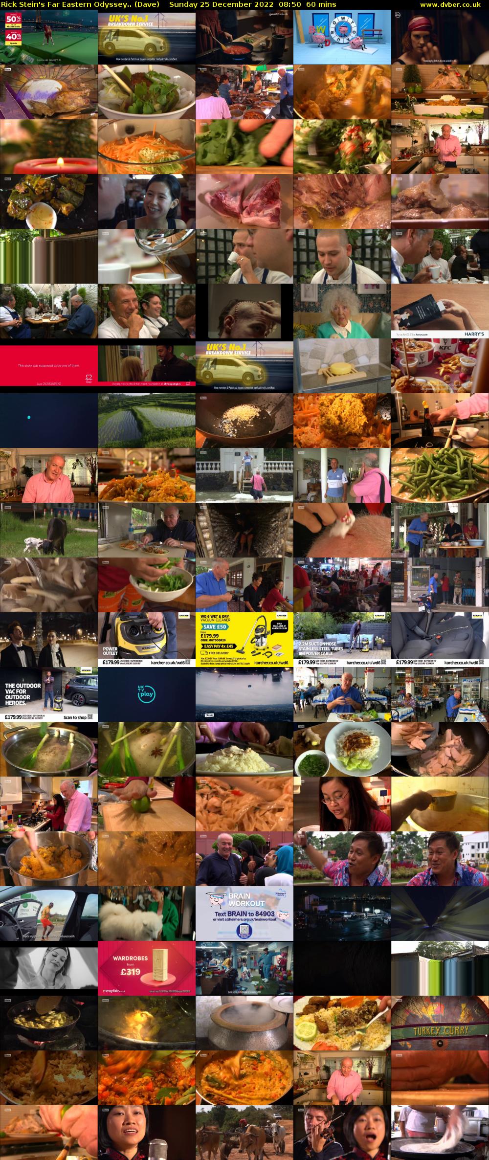 Rick Stein's Far Eastern Odyssey.. (Dave) Sunday 25 December 2022 08:50 - 09:50