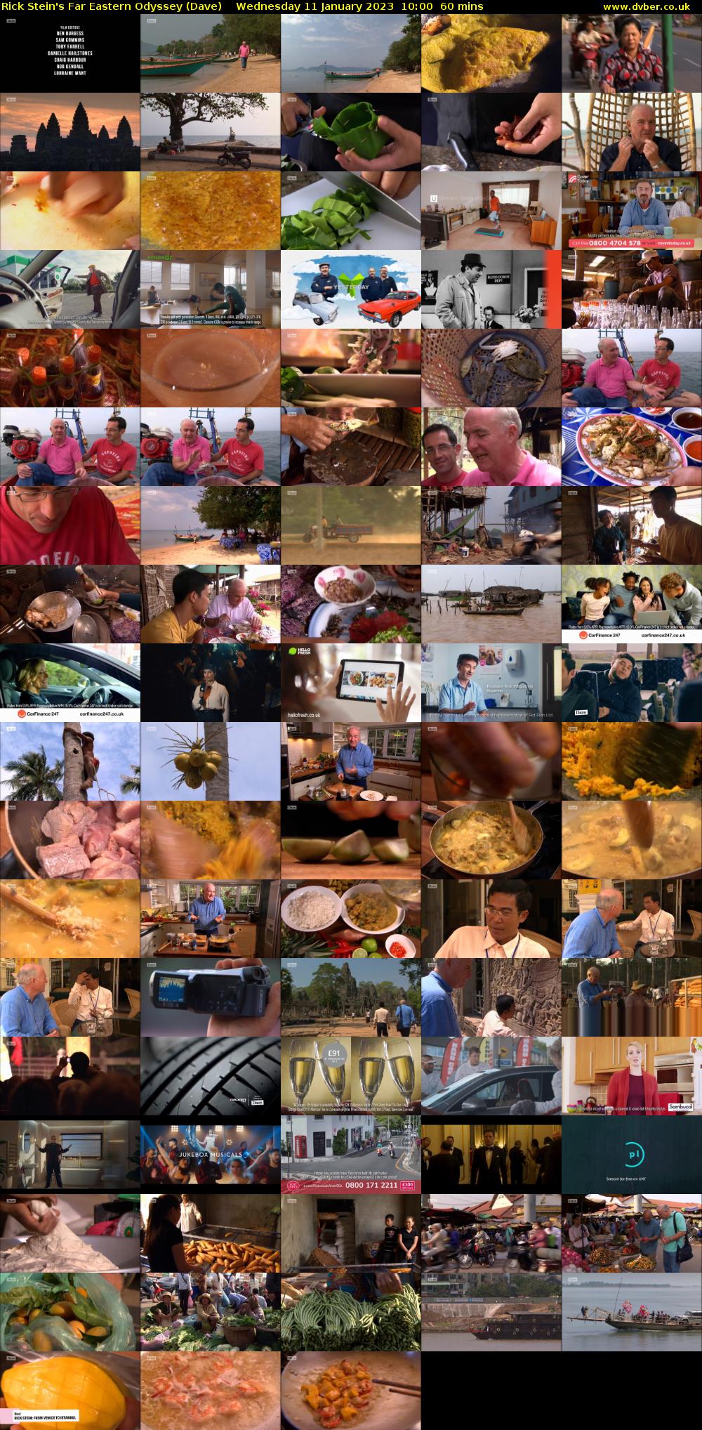 Rick Stein's Far Eastern Odyssey (Dave) Wednesday 11 January 2023 10:00 - 11:00