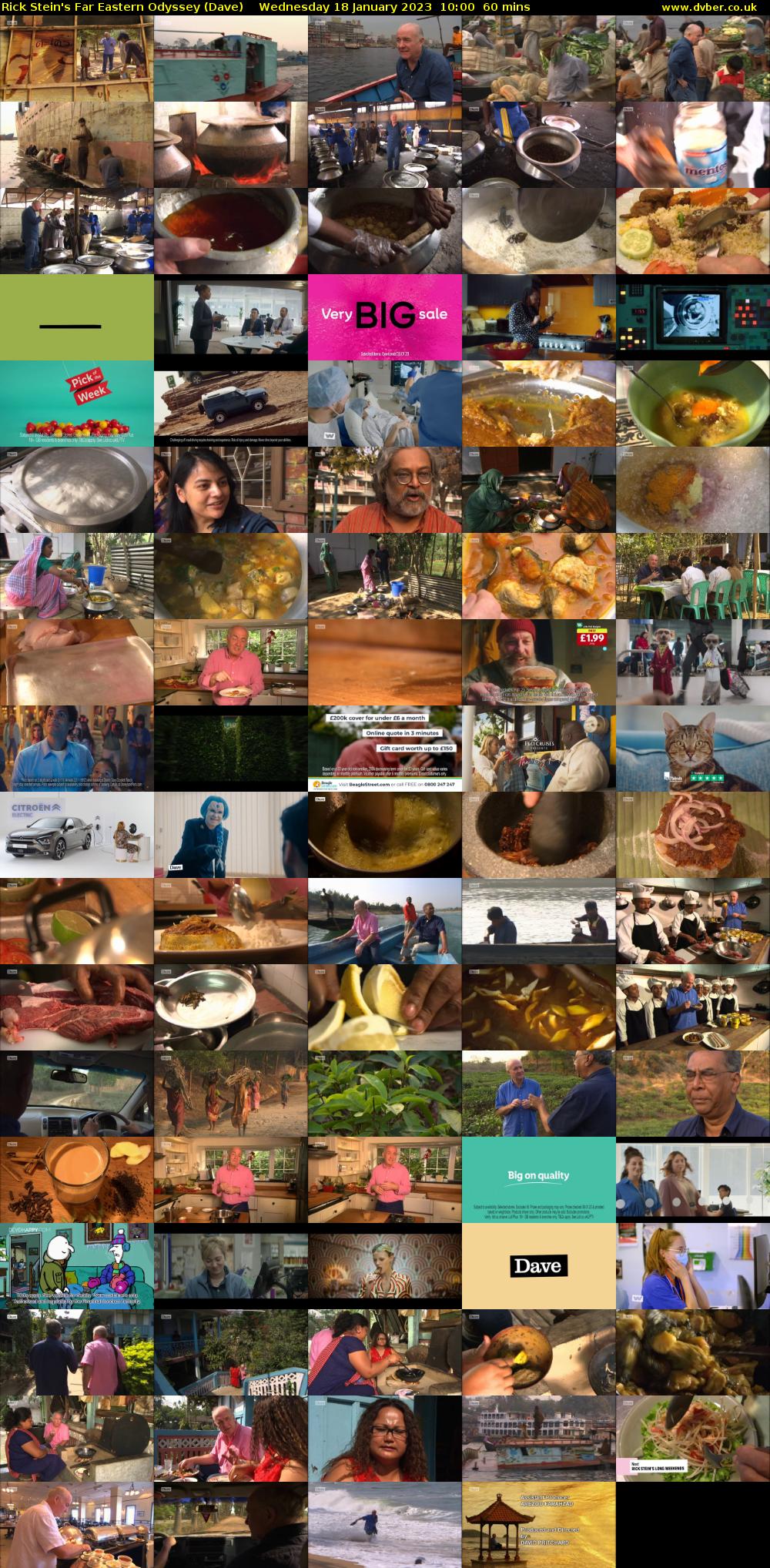 Rick Stein's Far Eastern Odyssey (Dave) Wednesday 18 January 2023 10:00 - 11:00