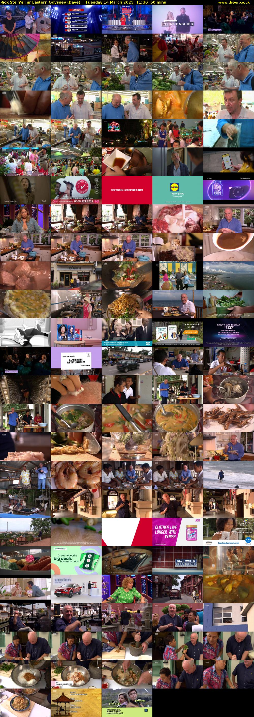 Rick Stein's Far Eastern Odyssey (Dave) Tuesday 14 March 2023 11:30 - 12:30