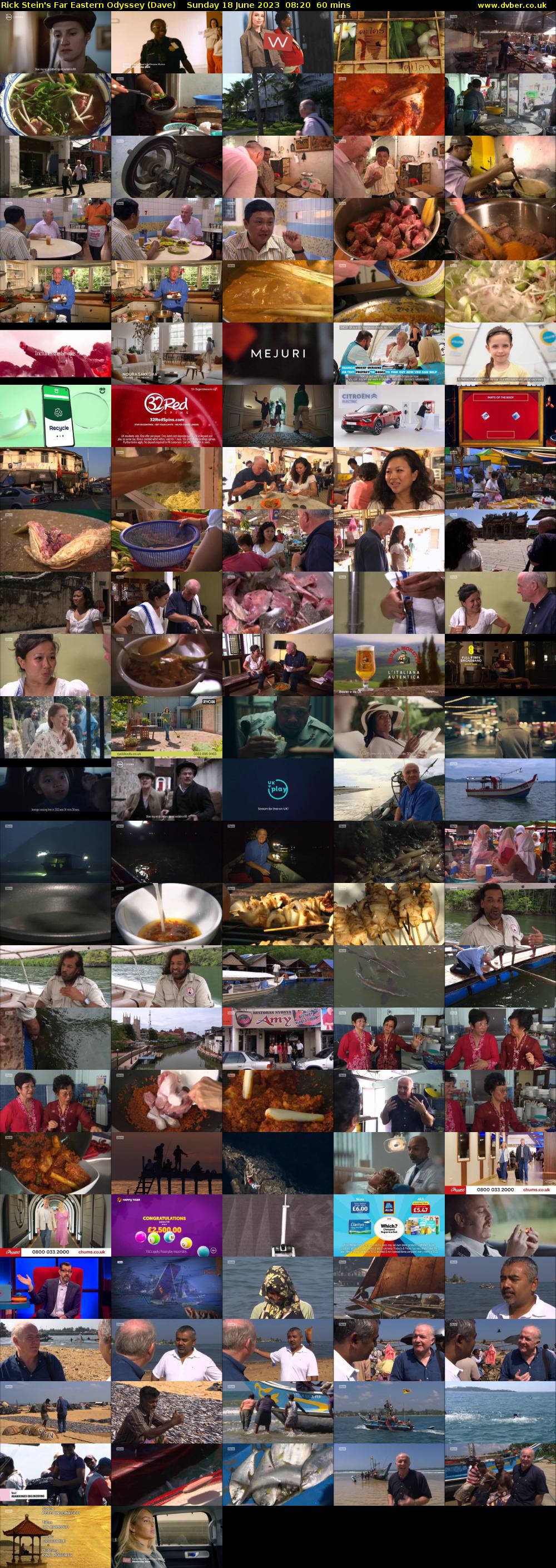 Rick Stein's Far Eastern Odyssey (Dave) Sunday 18 June 2023 08:20 - 09:20