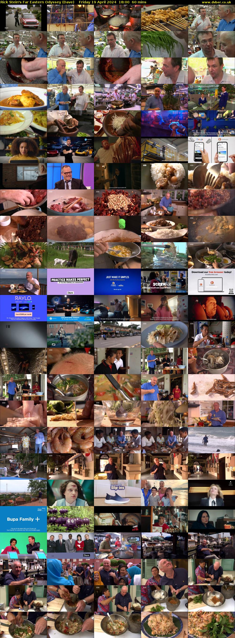 Rick Stein's Far Eastern Odyssey (Dave) Friday 19 April 2024 18:00 - 19:00