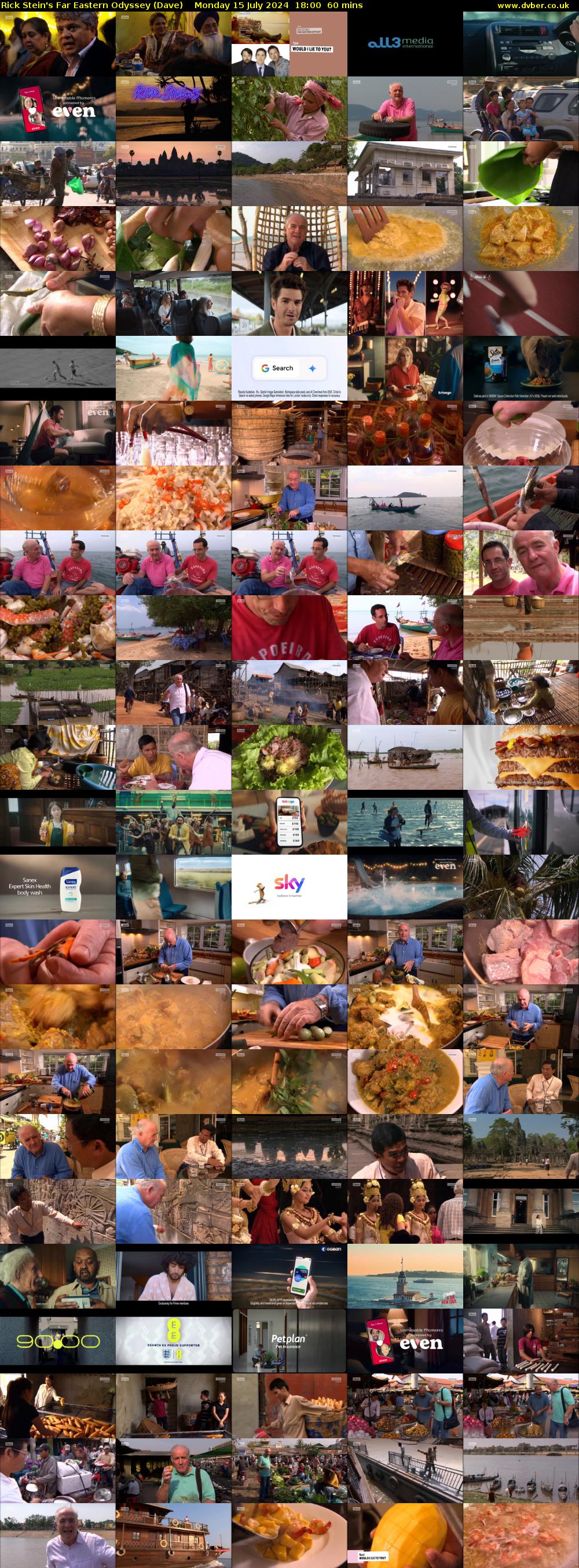Rick Stein's Far Eastern Odyssey (Dave) Monday 15 July 2024 18:00 - 19:00