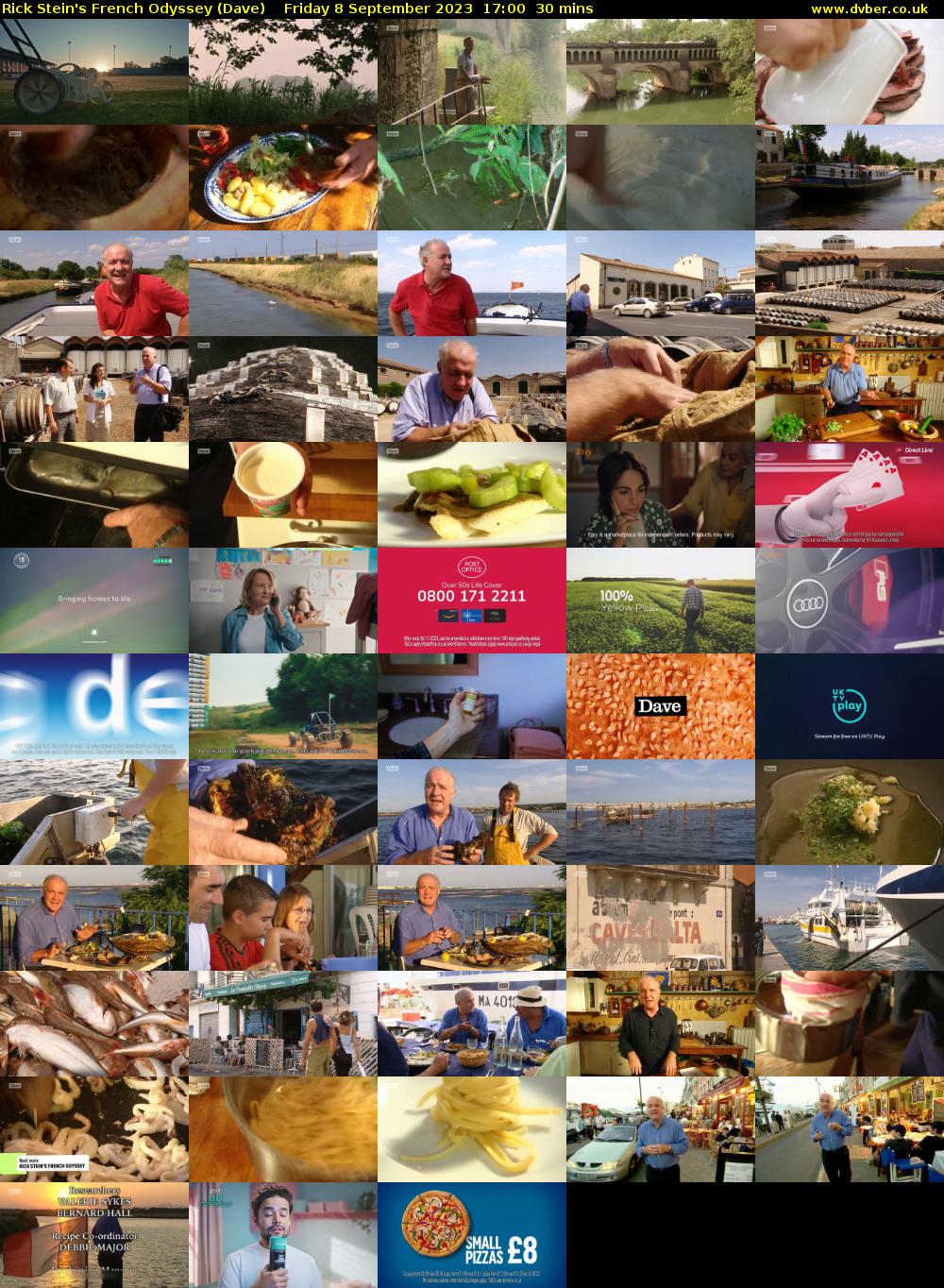 Rick Stein's French Odyssey (Dave) Friday 8 September 2023 17:00 - 17:30